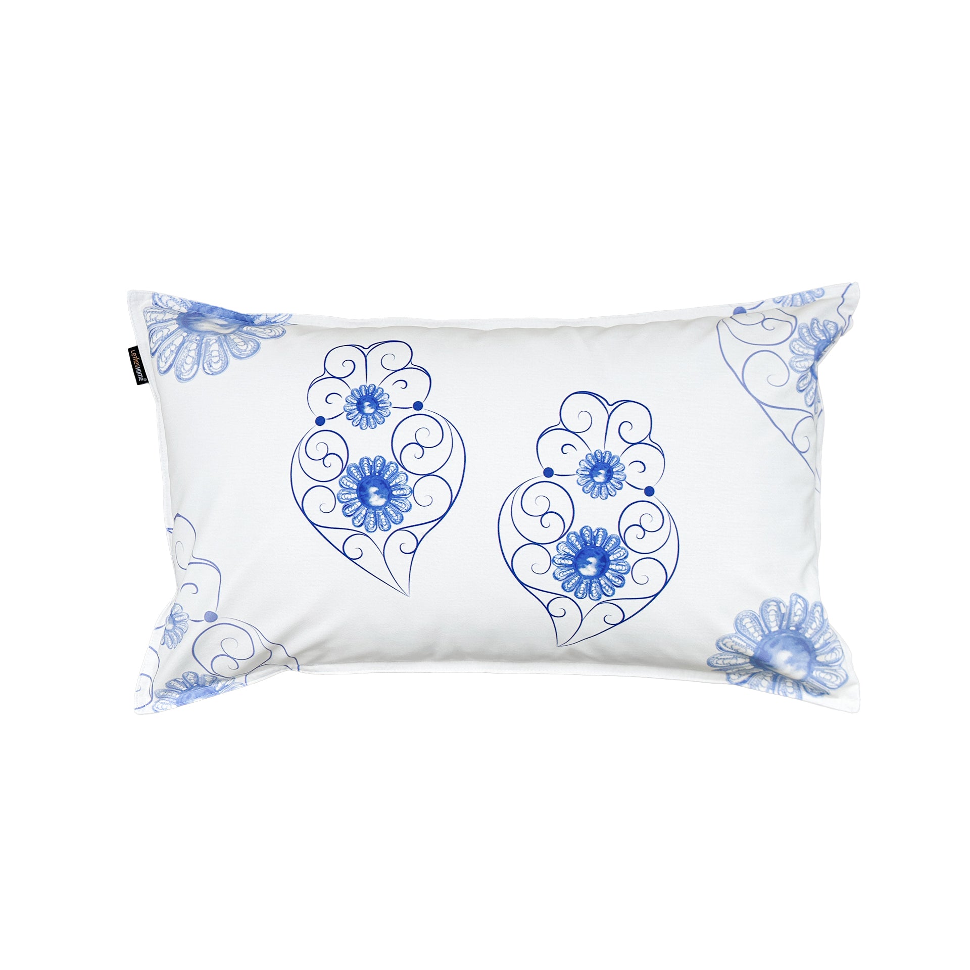 Capa de Almofada Coração de Luzia