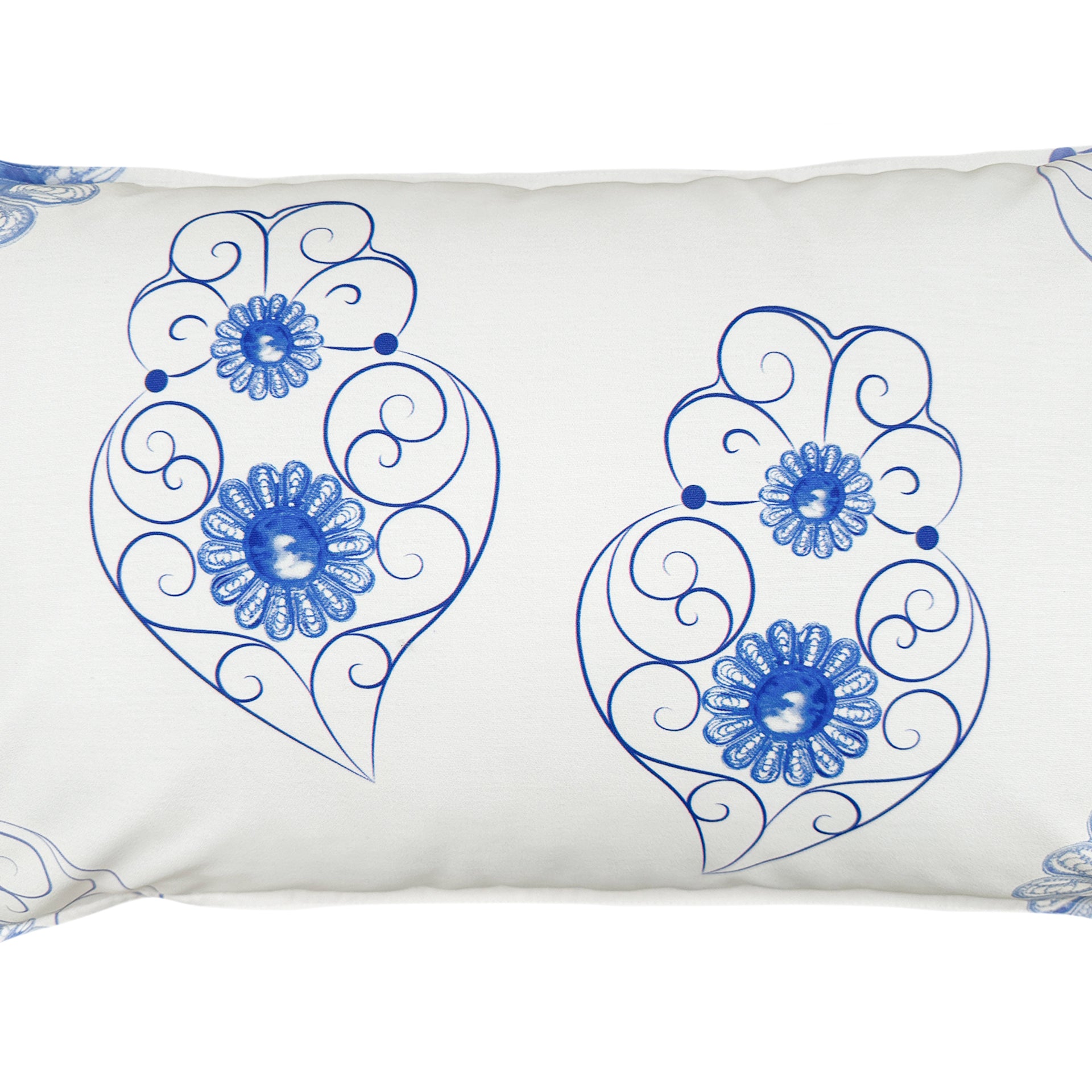 Capa de Almofada Coração de Luzia