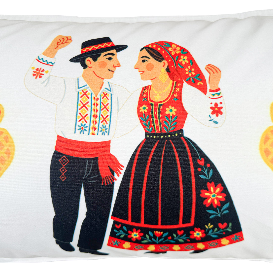 Capa de Almofada Folclore