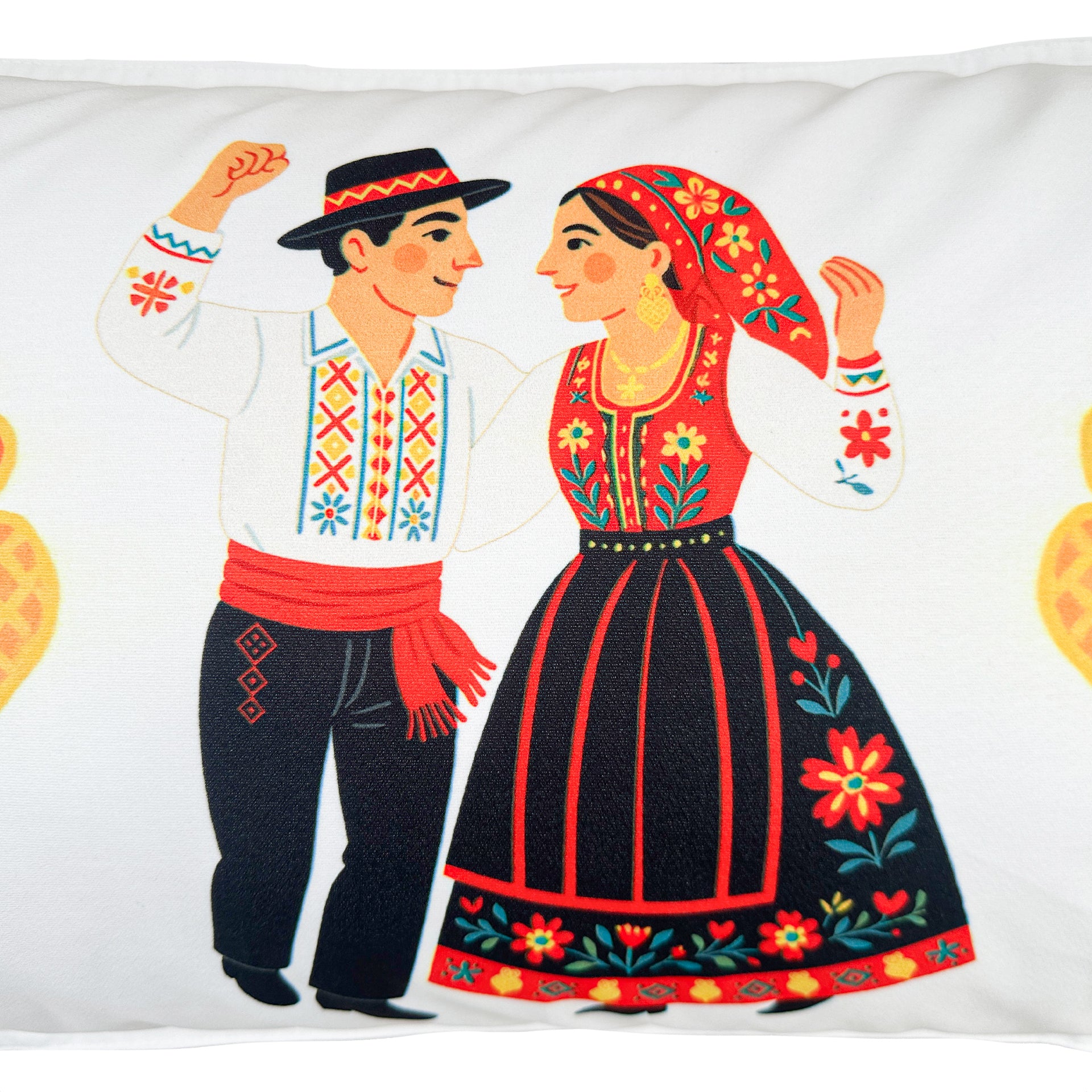 Capa de Almofada Folclore