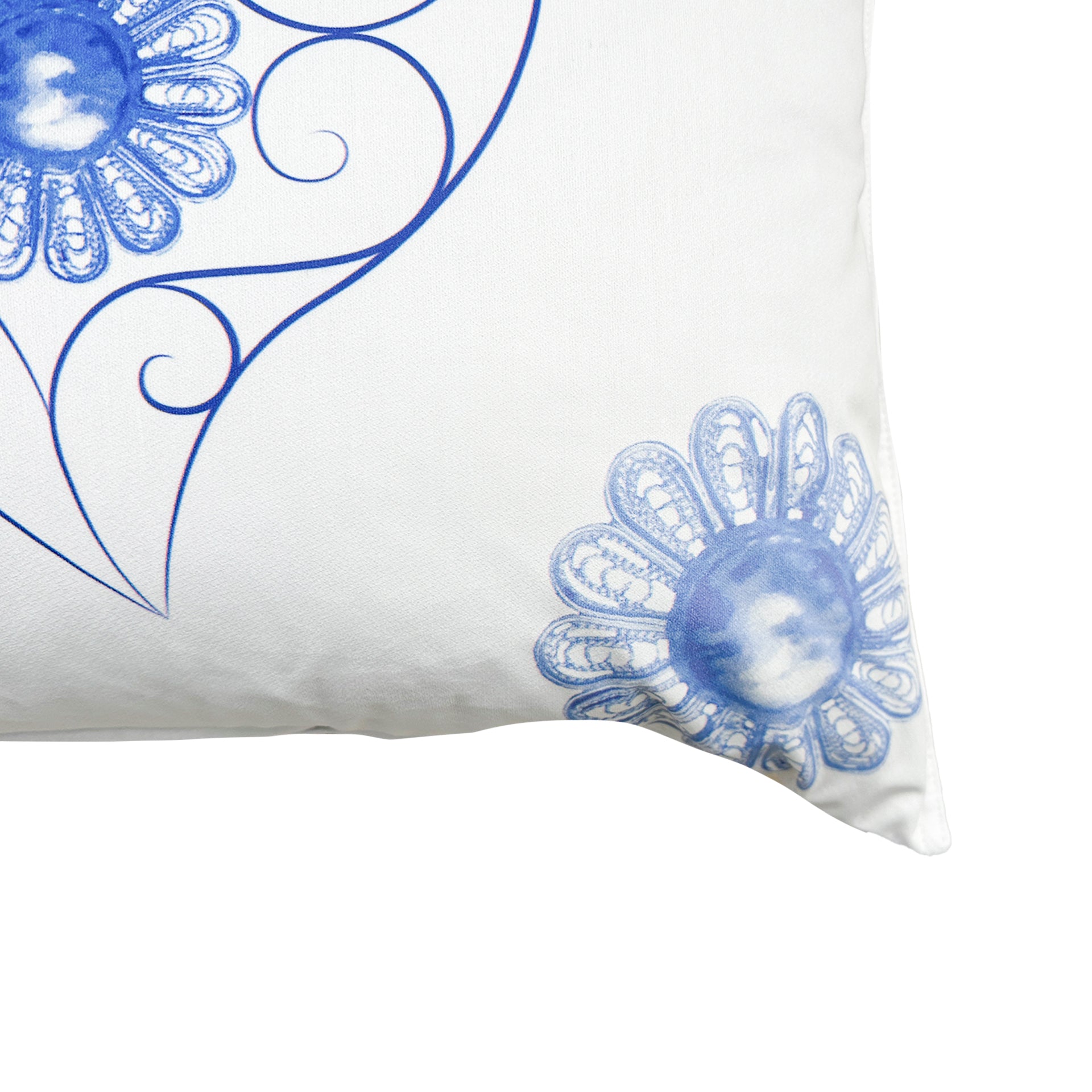 Capa de Almofada Coração de Luzia