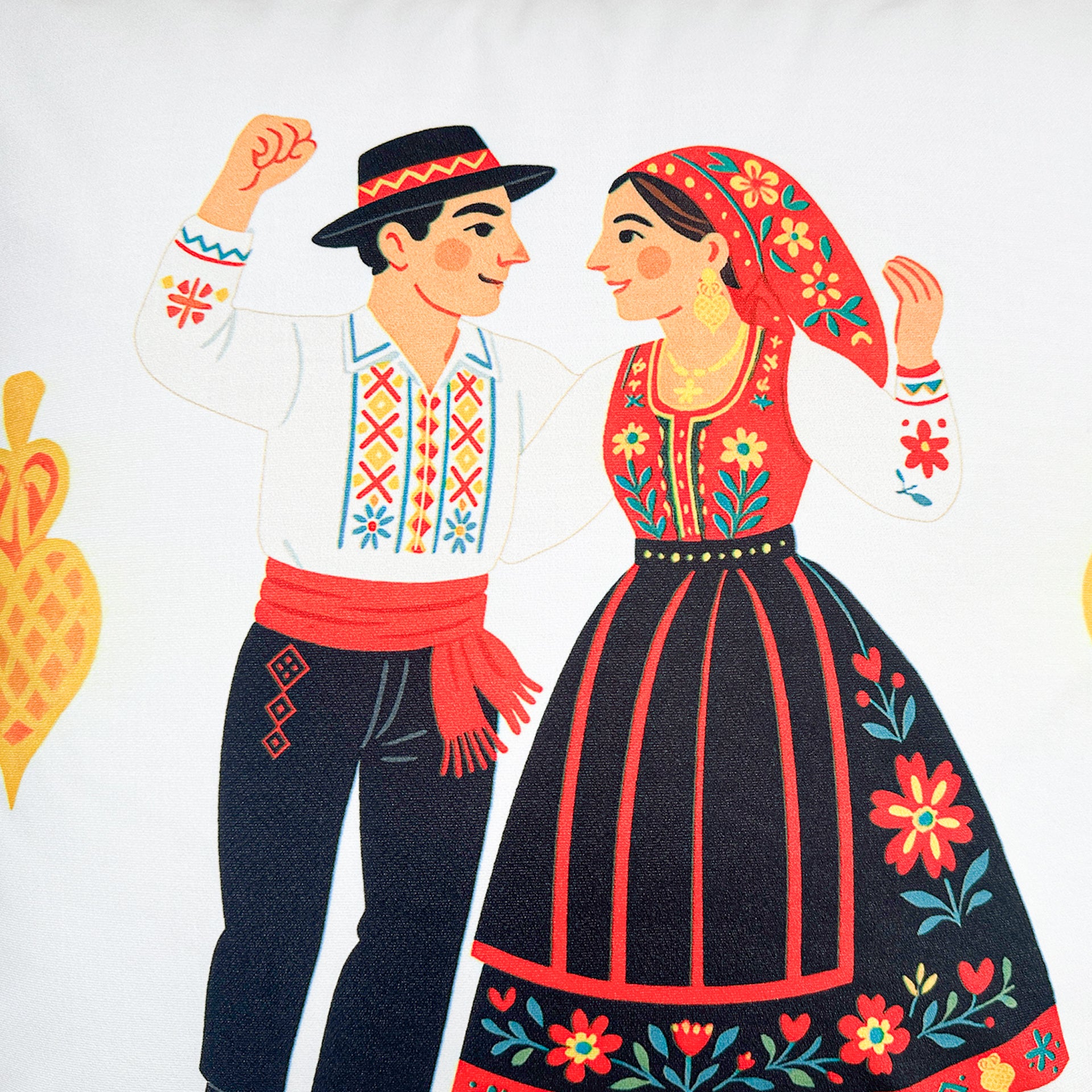 Capa de Almofada Folclore