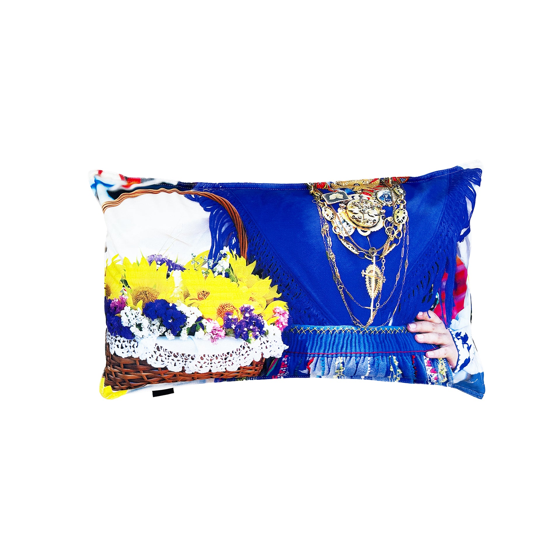 Capa de Almofada Romaria em Casa E