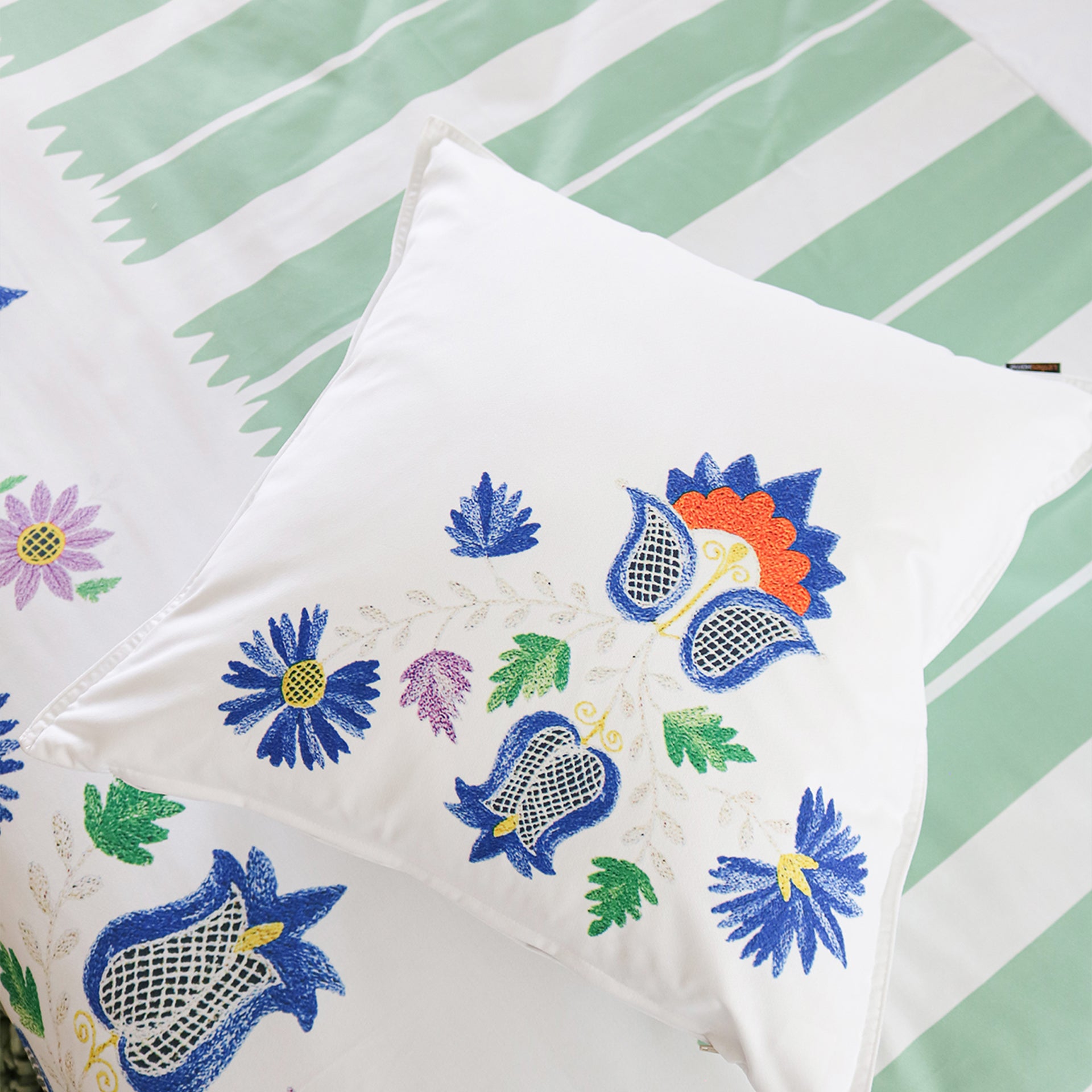 Capa de Almofada Riscas de Viana