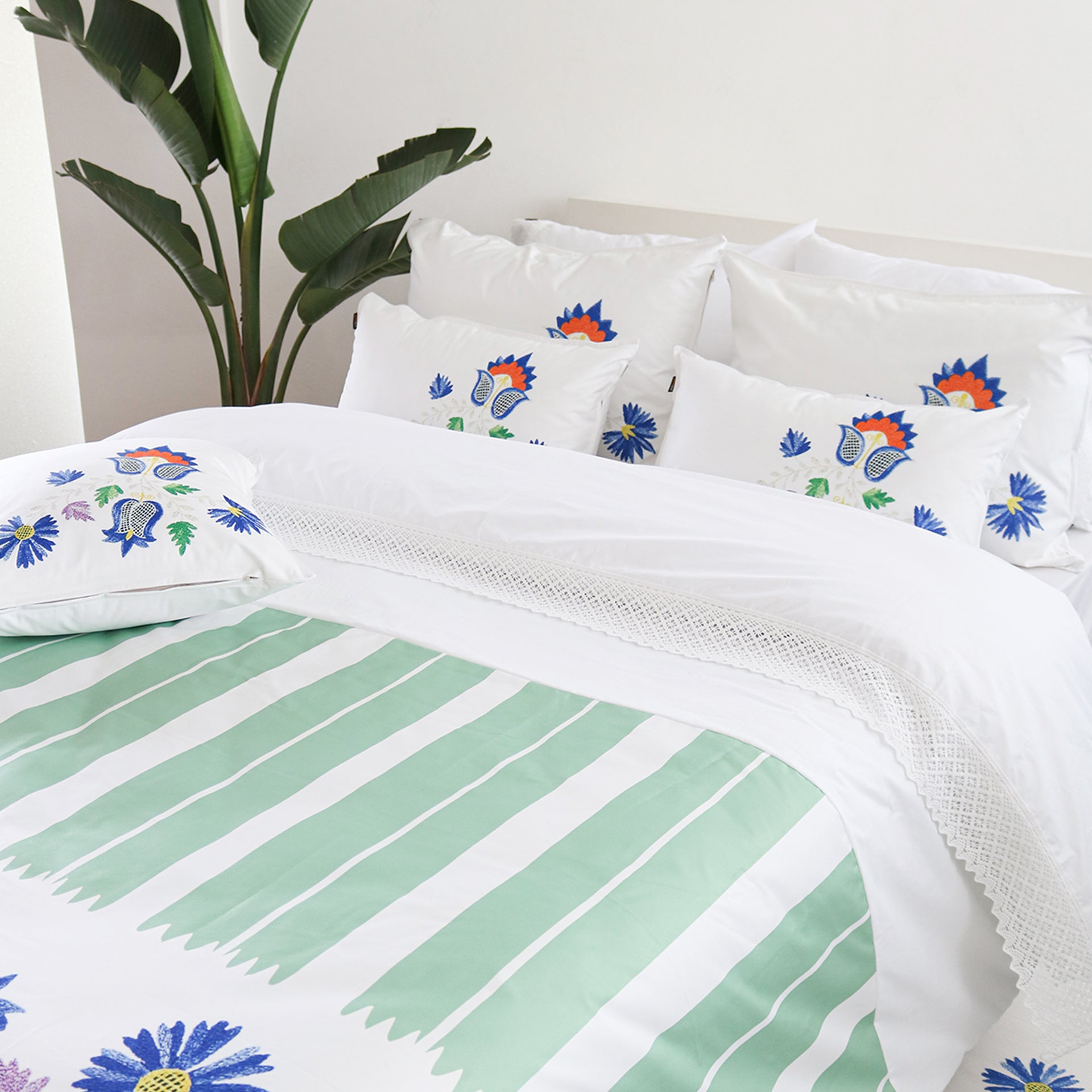 Colcha Acolchoada Riscas de Viana