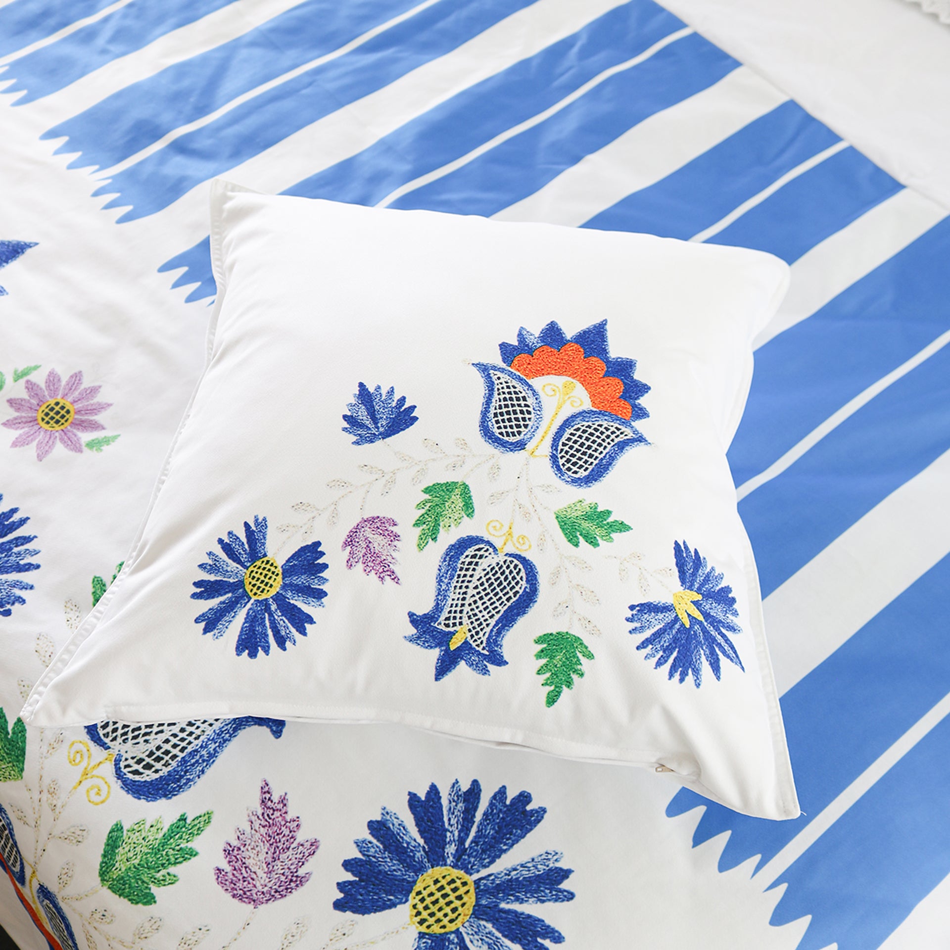 Capa de Almofada Riscas de Viana