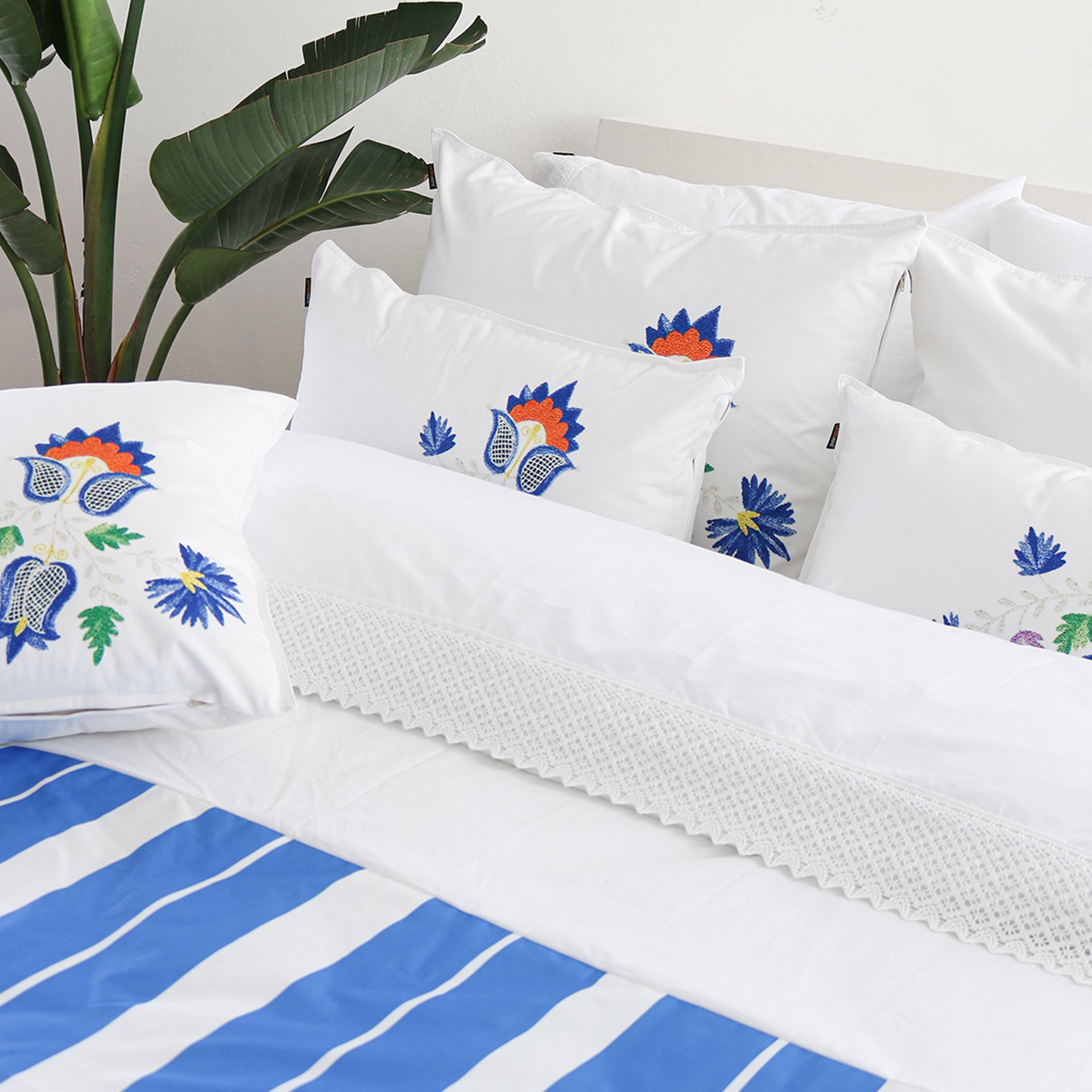 Colcha Acolchoada Riscas de Viana