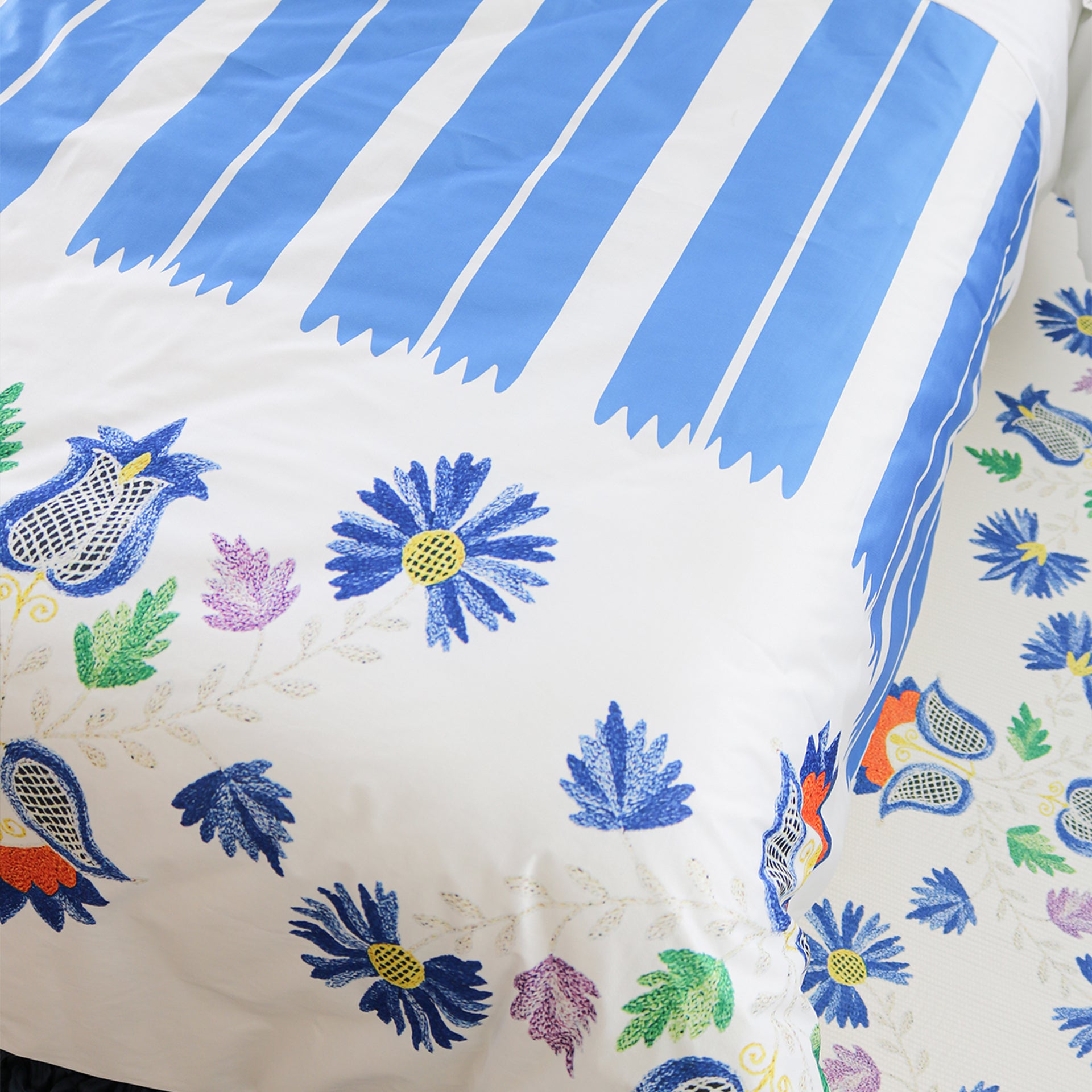 Colcha Acolchoada Riscas de Viana