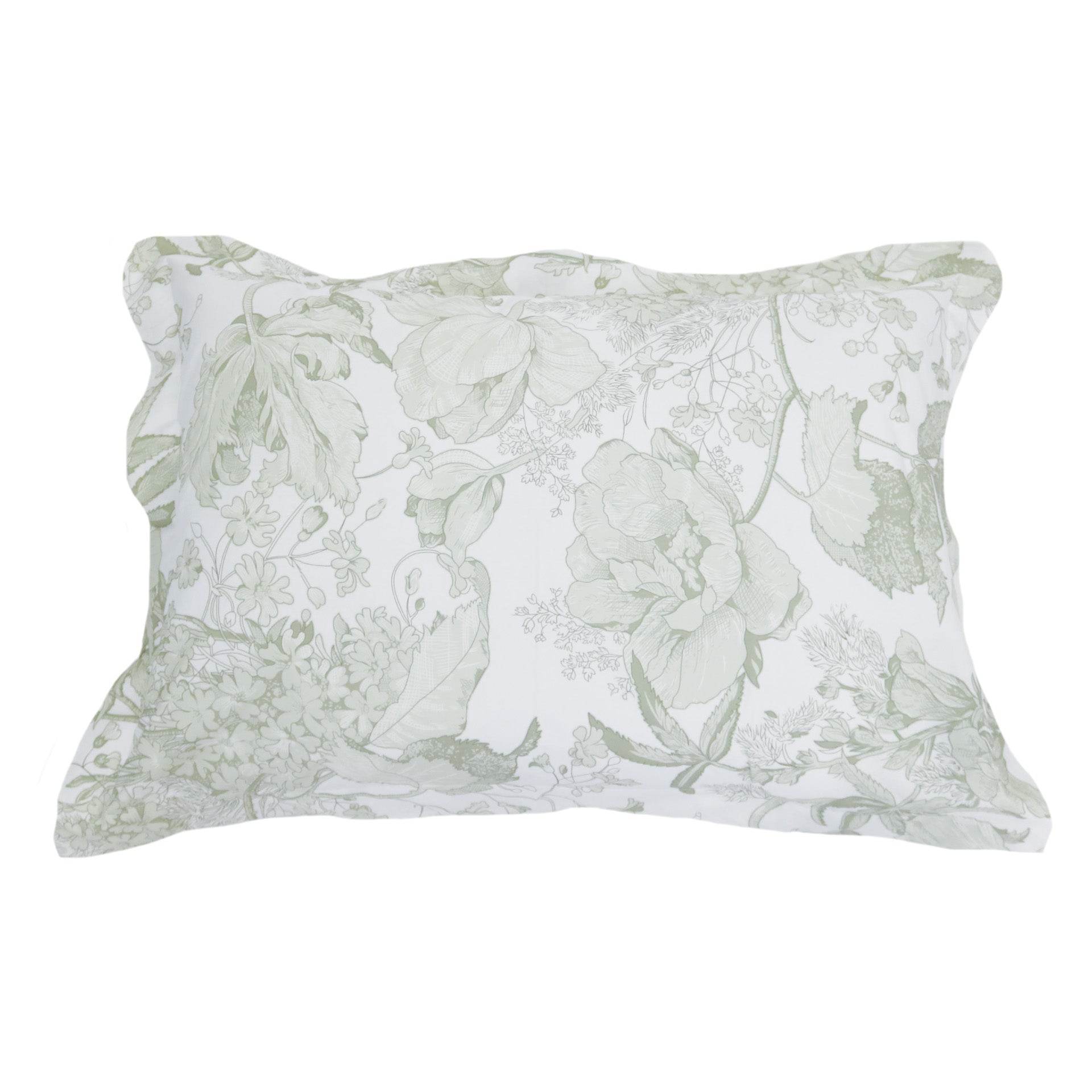 Capa de Almofada Botanique Menta - LethesHome