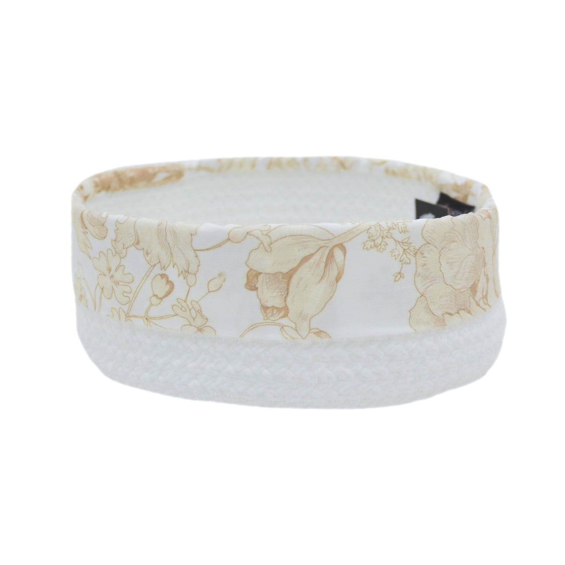 Cesto com Aplicação Botanique Camel - LethesHome