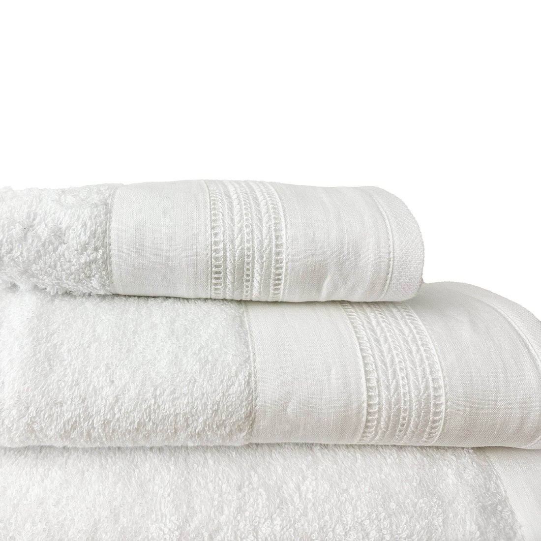 Conjunto de Toalhas de Banho Renda Nº6092 - LethesHome