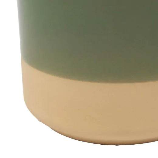 Floreira Cilindrica Dip-Dye Verde - LethesHome