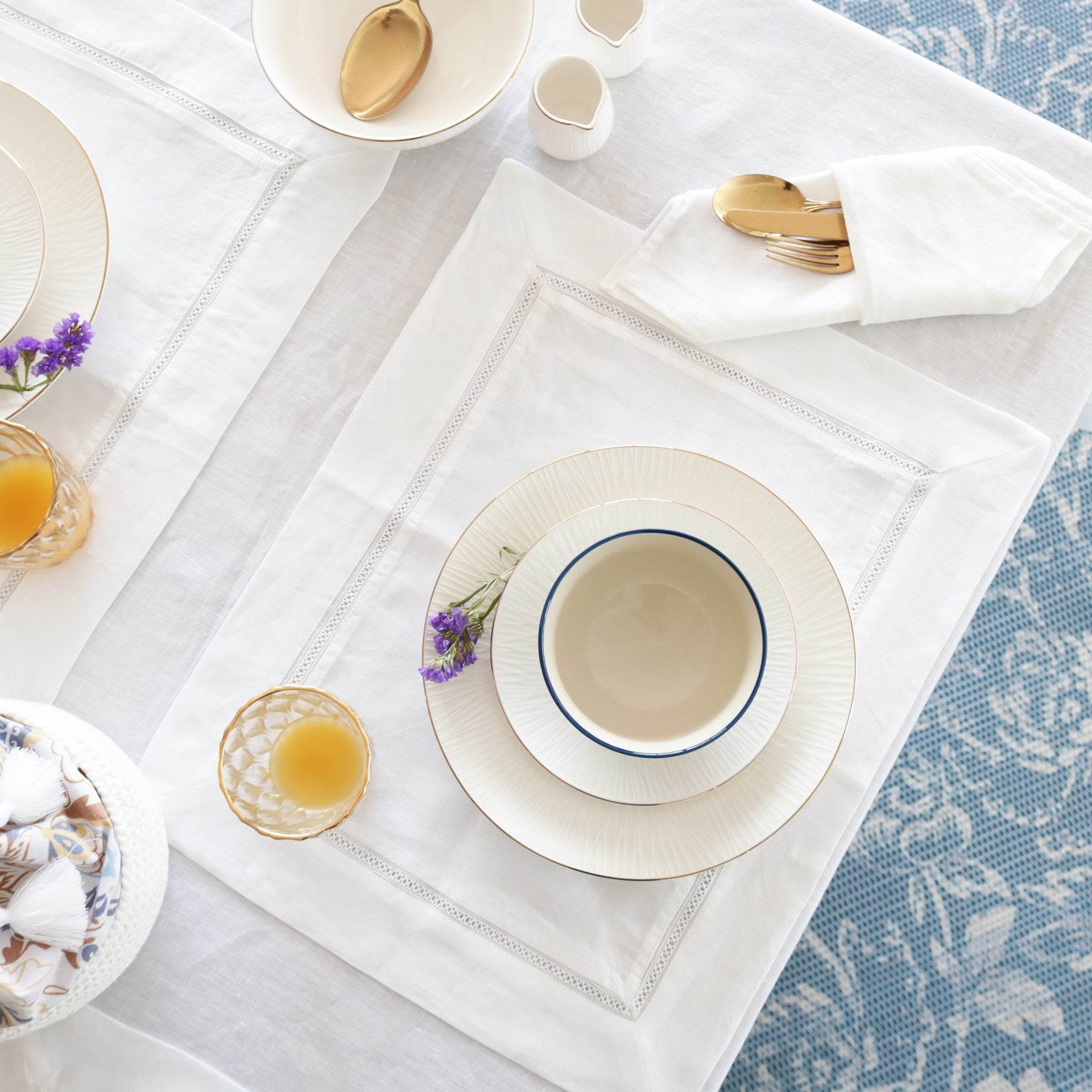 Toalha de Mesa Ponto Aberto 2897 - LethesHome