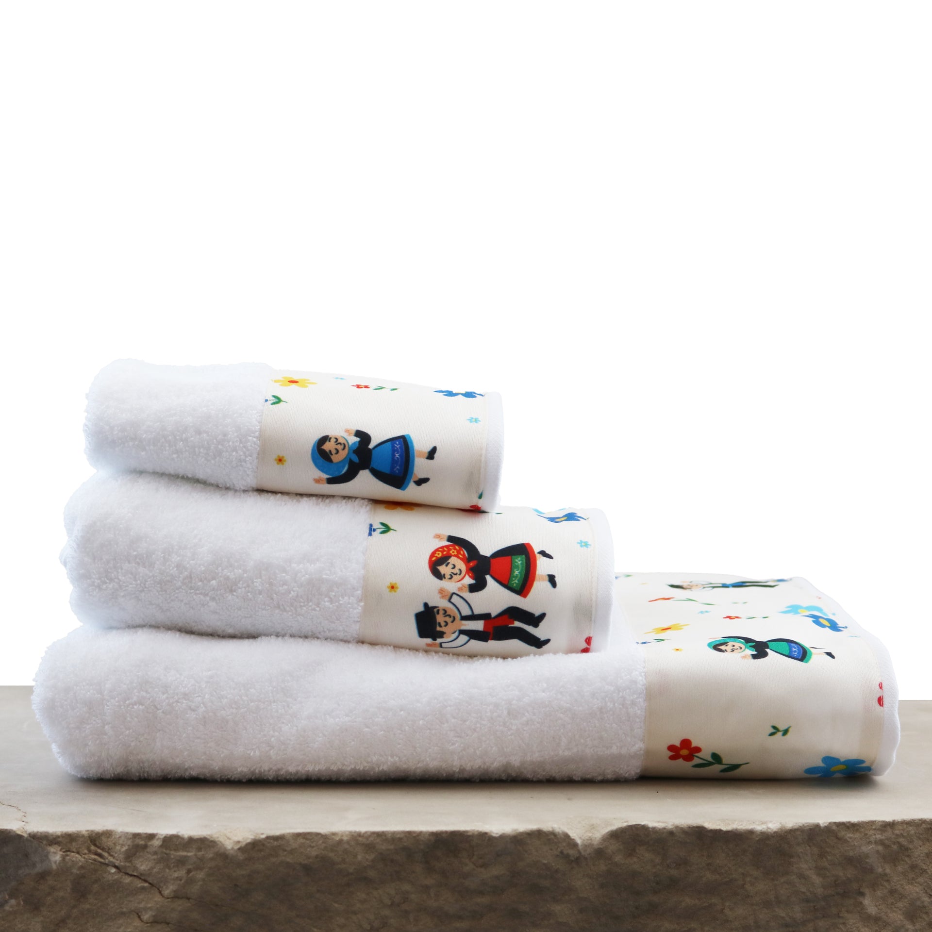Conjunto de Toalhas de Banho Brincar à Romaria