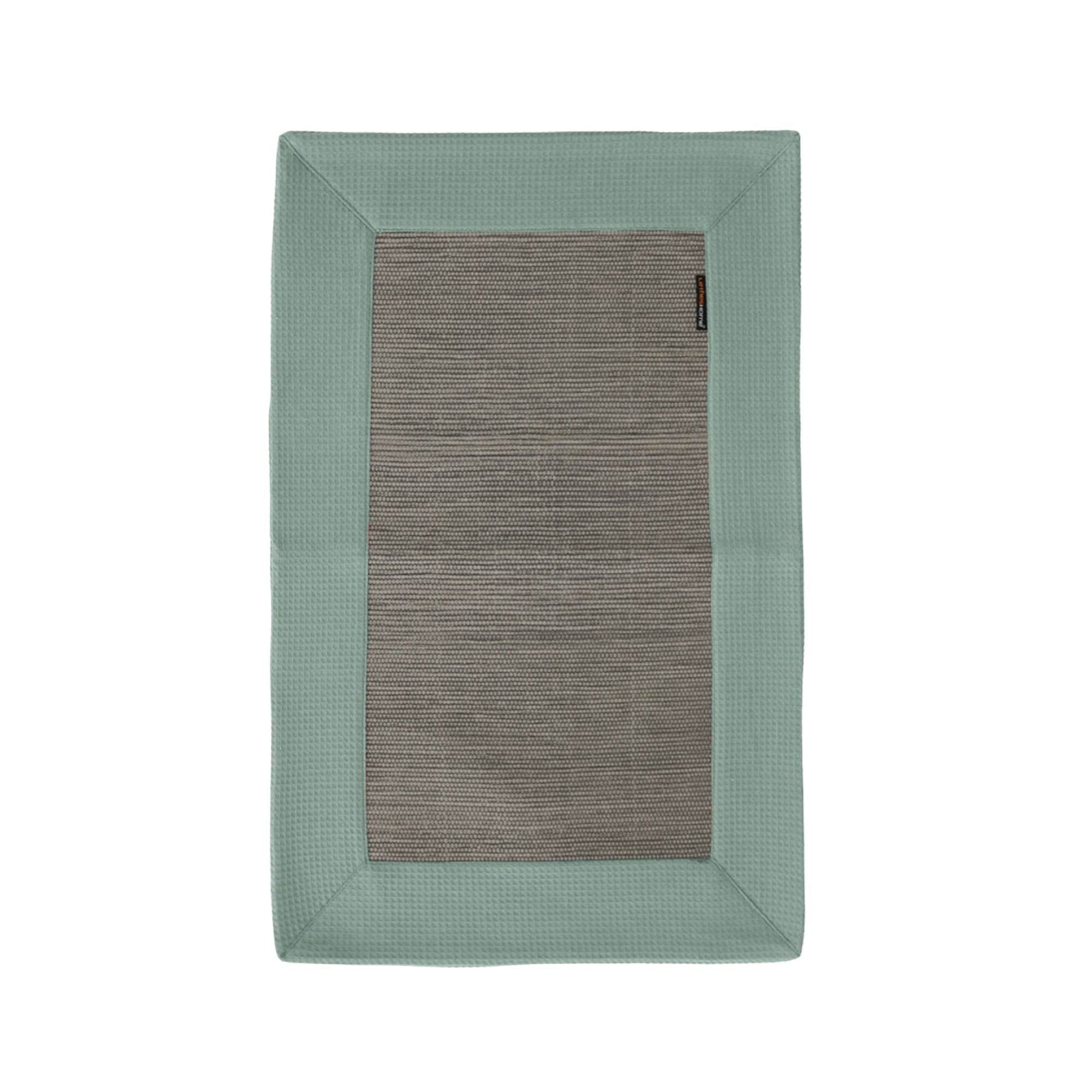 Tapete Taupe com Aplicação Favo - LethesHome