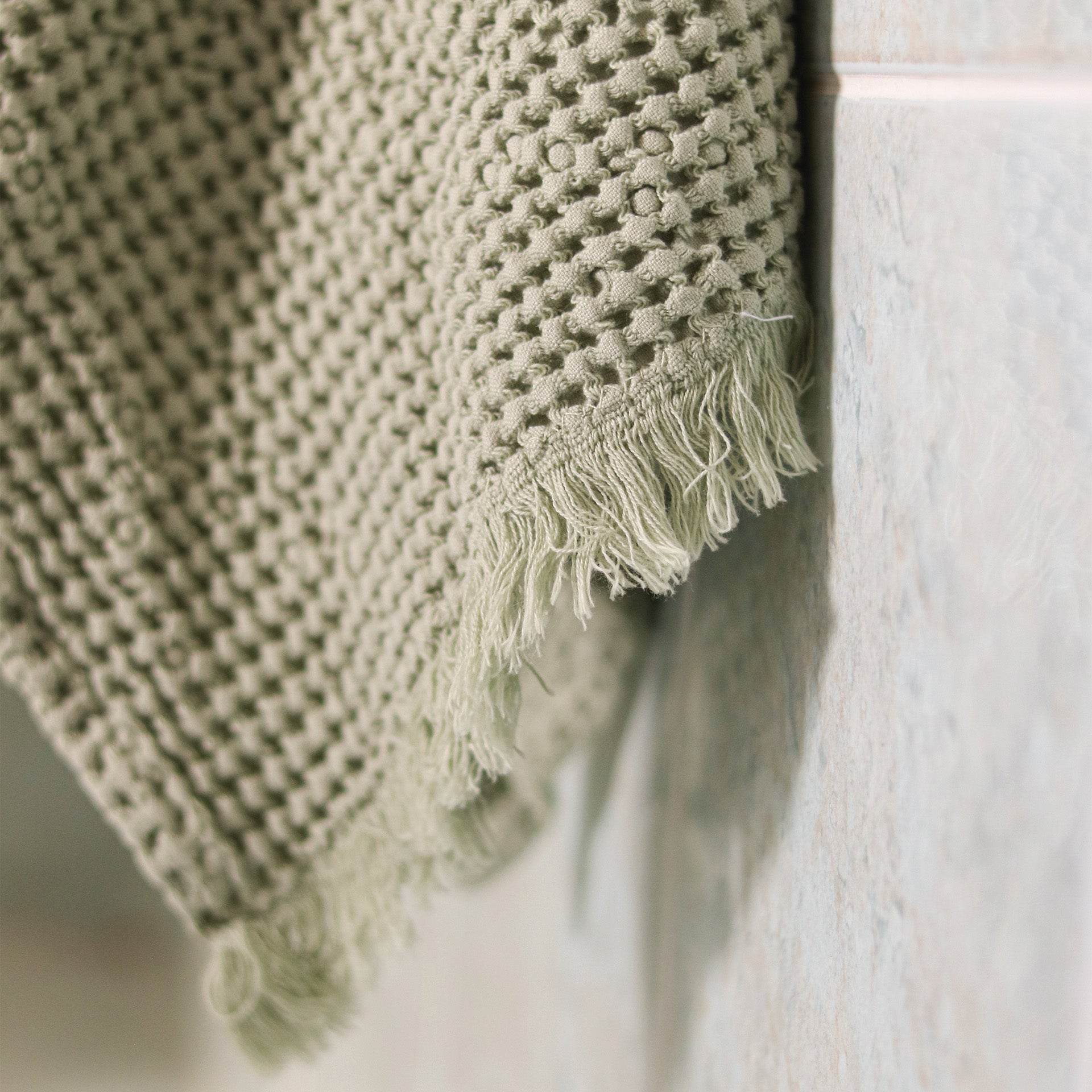 Conjunto de Toalhas de Banho Favo Soft com Franjas - LethesHome