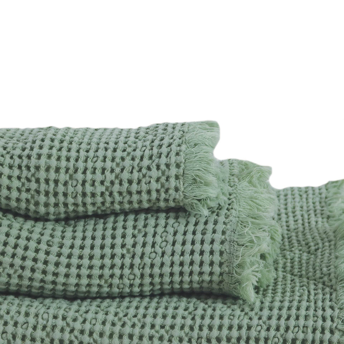 Conjunto de Toalhas de Banho Favo Soft com Franjas - LethesHome