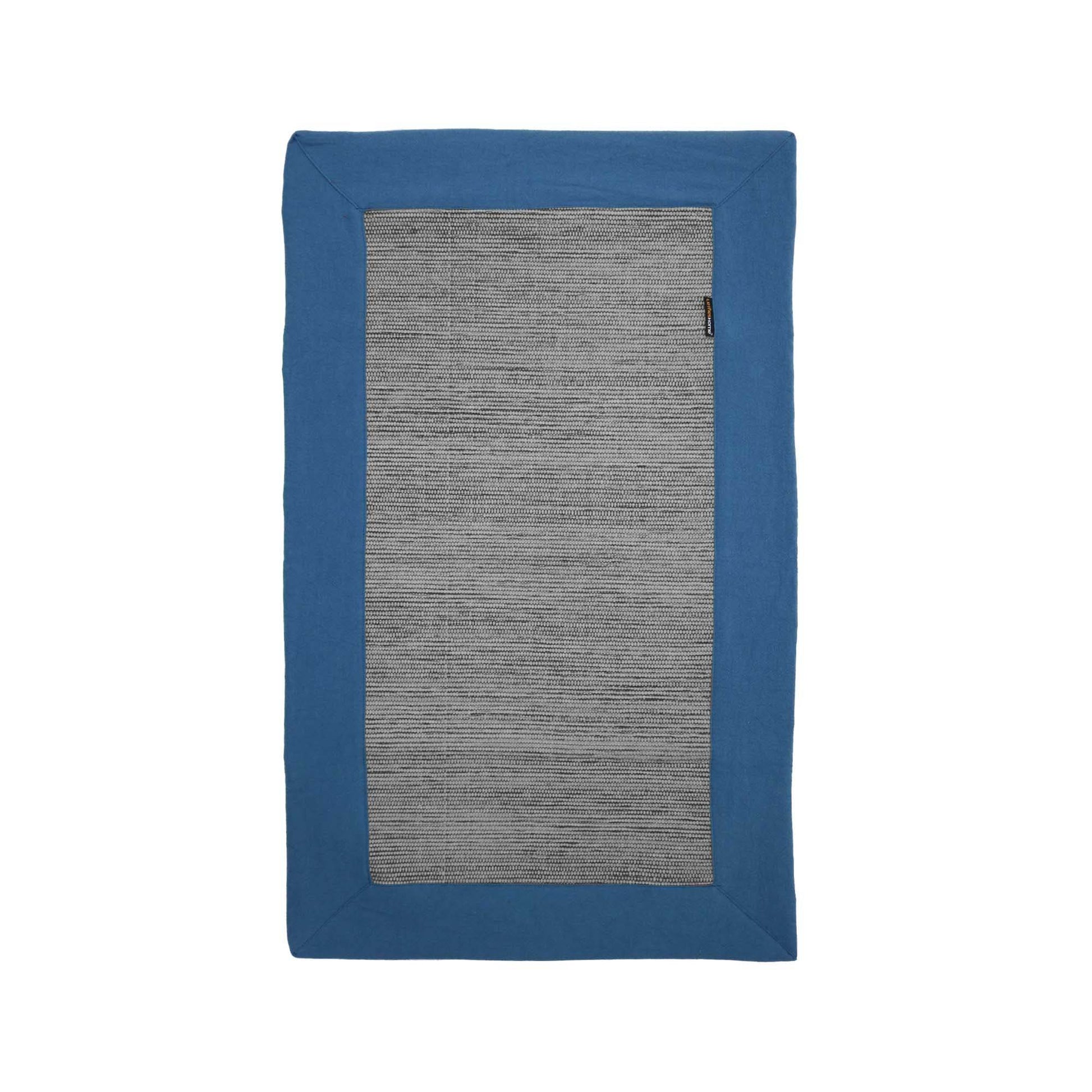 Tapete Cinza com Aplicação Linho Pure Soft - LethesHome