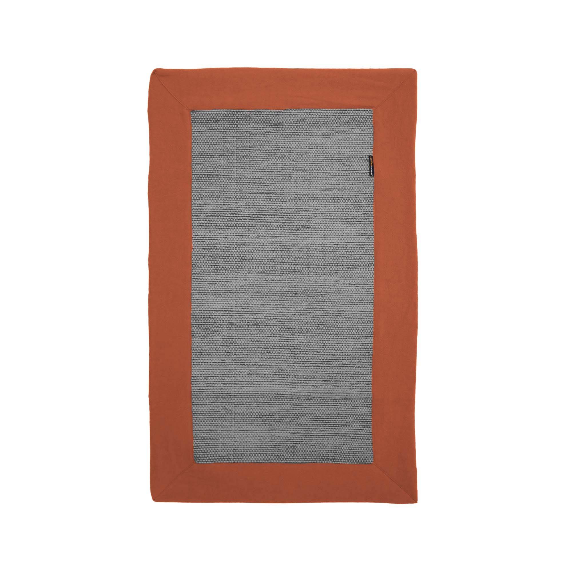 Tapete Cinza com Aplicação Linho Pure Soft - LethesHome