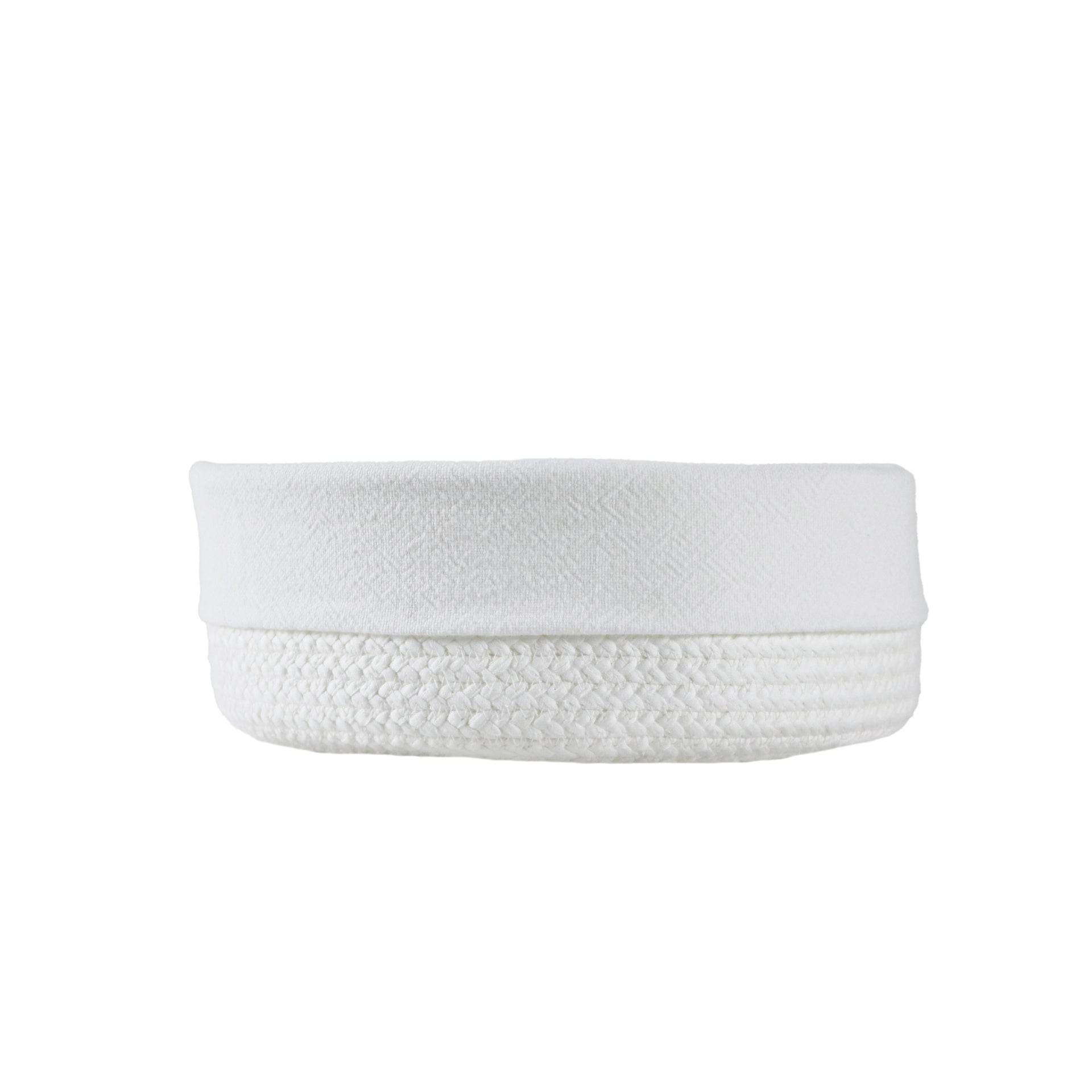 Cesto com Aplicação Linho Pure Soft - LethesHome