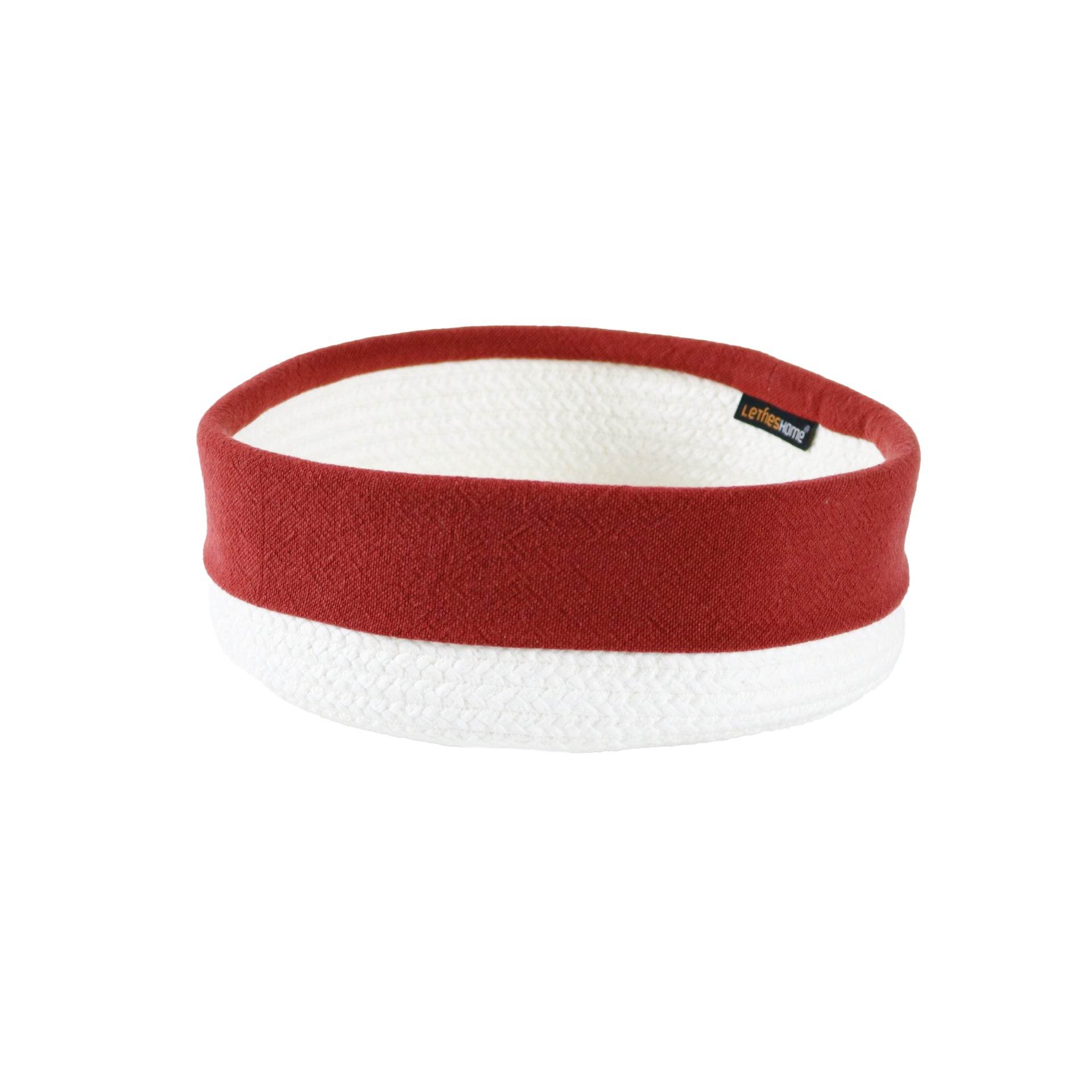 Cesto com Aplicação Linho Pure Soft - LethesHome