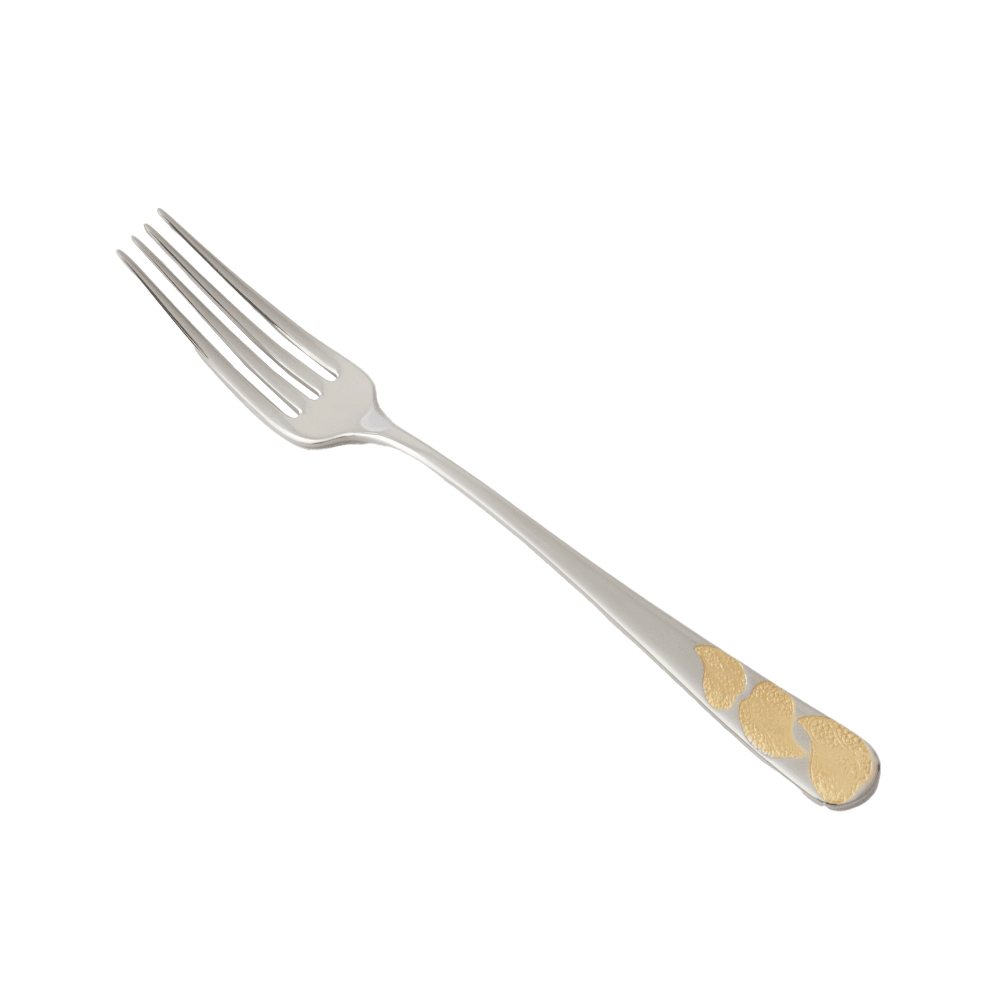 Garfo de Sobremesa Vianna Coração Ouro - LethesHome