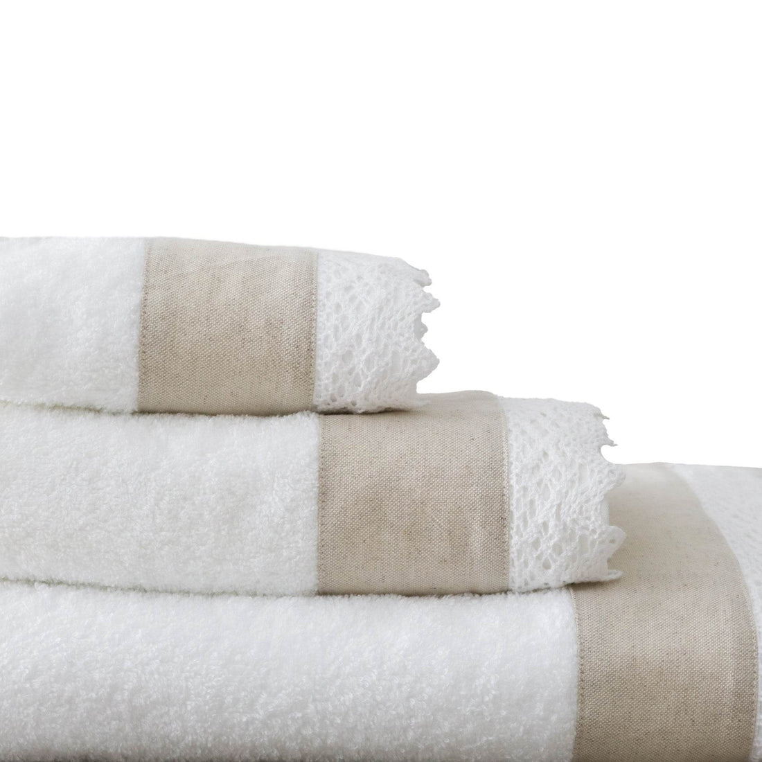 Conjunto de Toalhas de Banho Tucuman com Renda - LethesHome