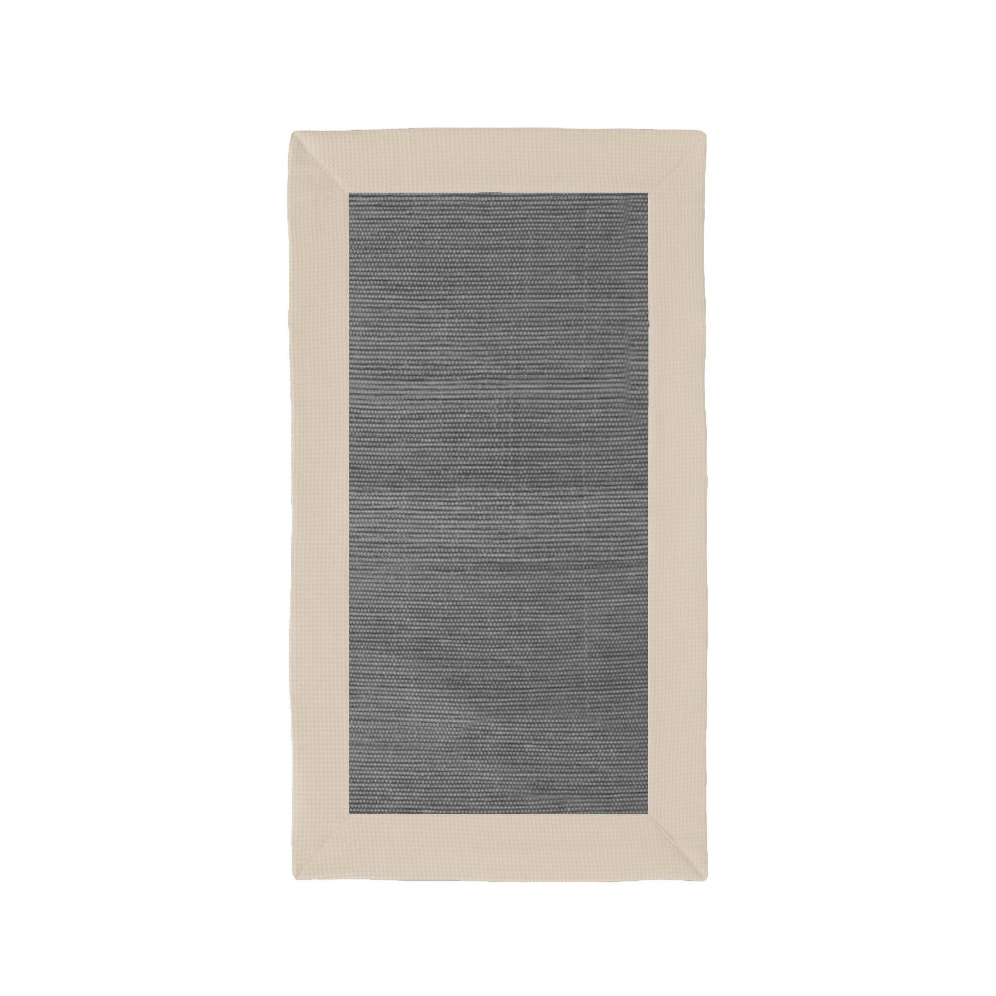 Tapete Cinza com Aplicação Favo - LethesHome