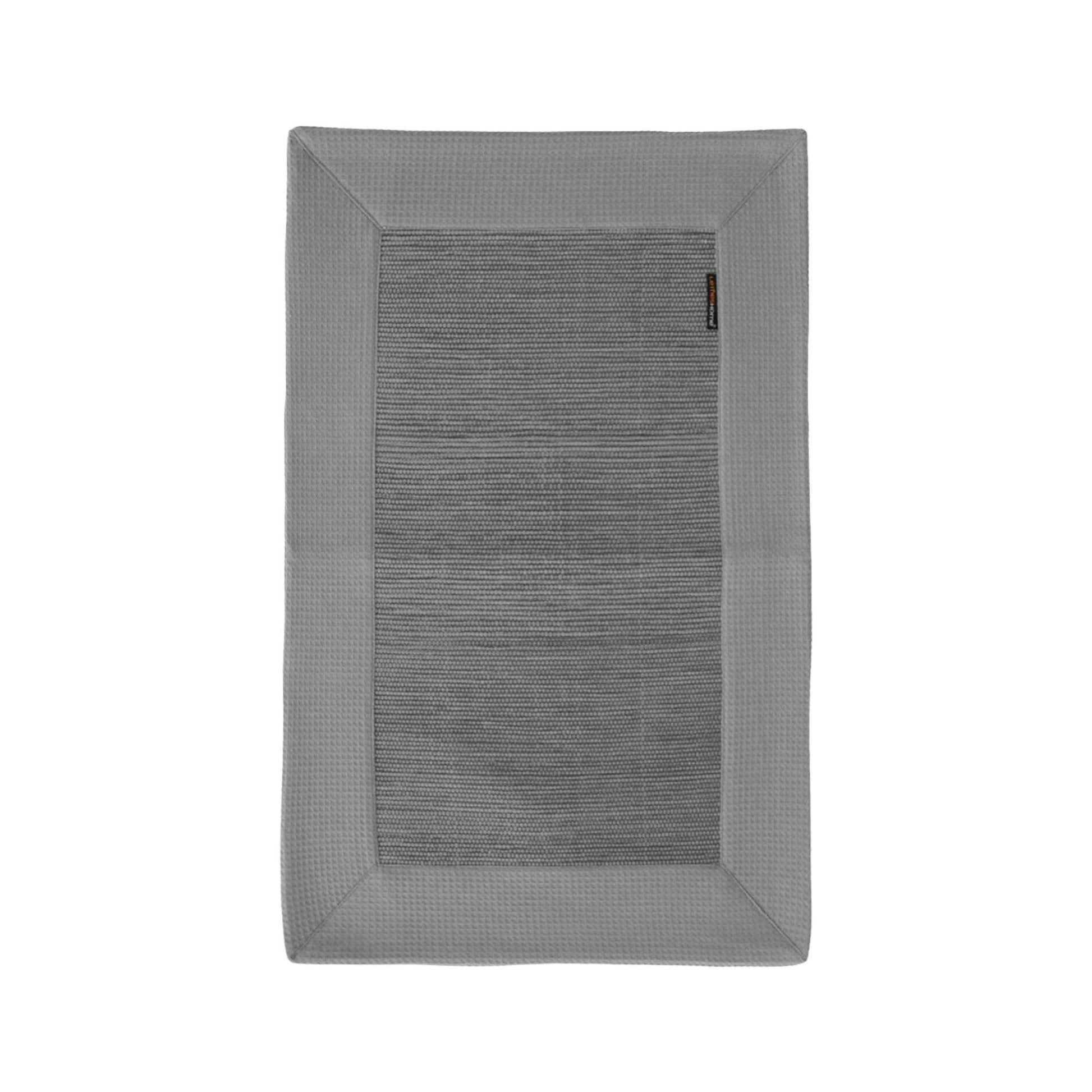 Tapete Cinza com Aplicação Favo - LethesHome