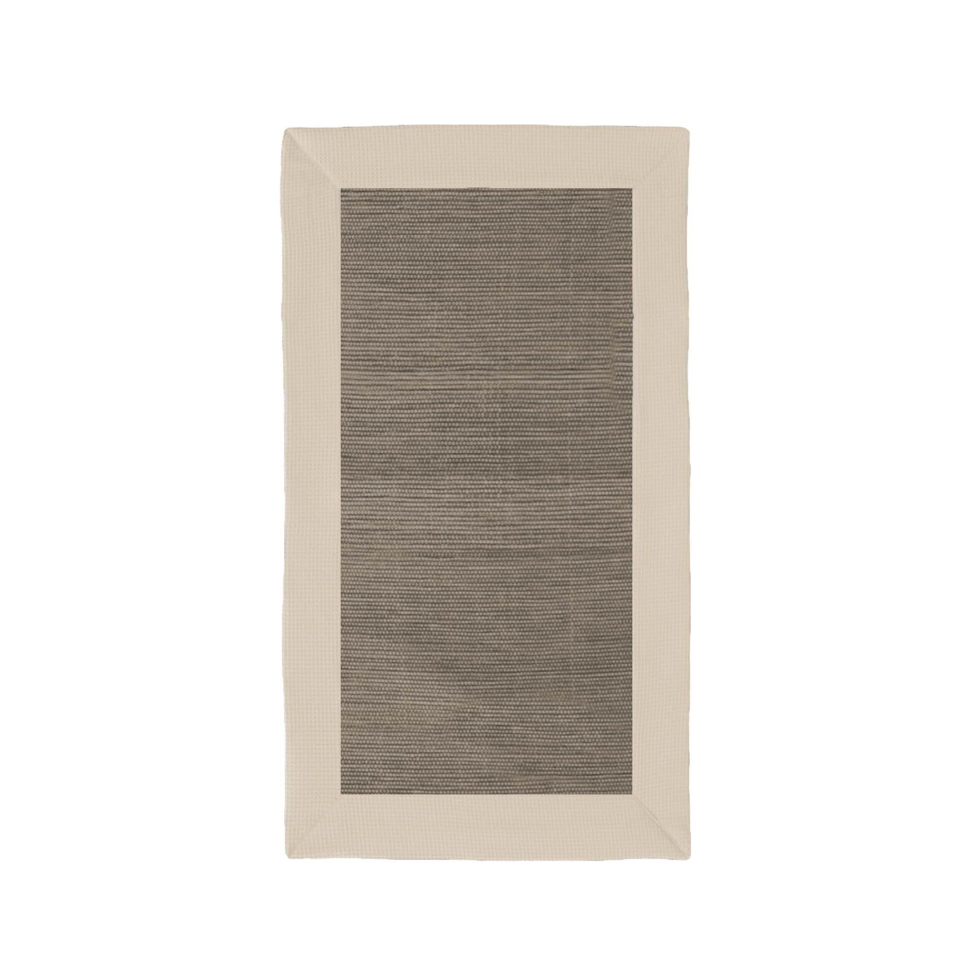 Tapete Taupe com Aplicação Favo - LethesHome