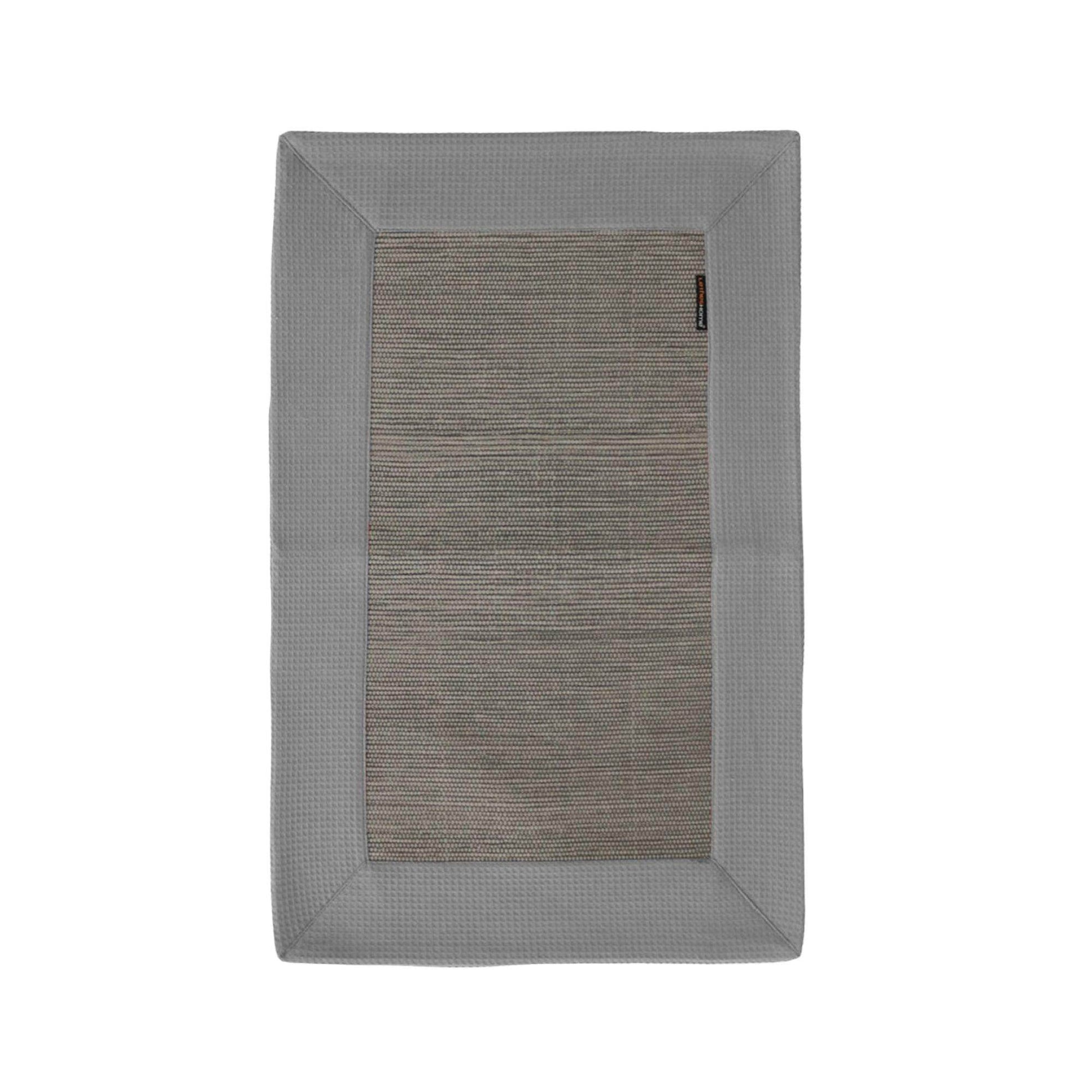 Tapete Taupe com Aplicação Favo - LethesHome