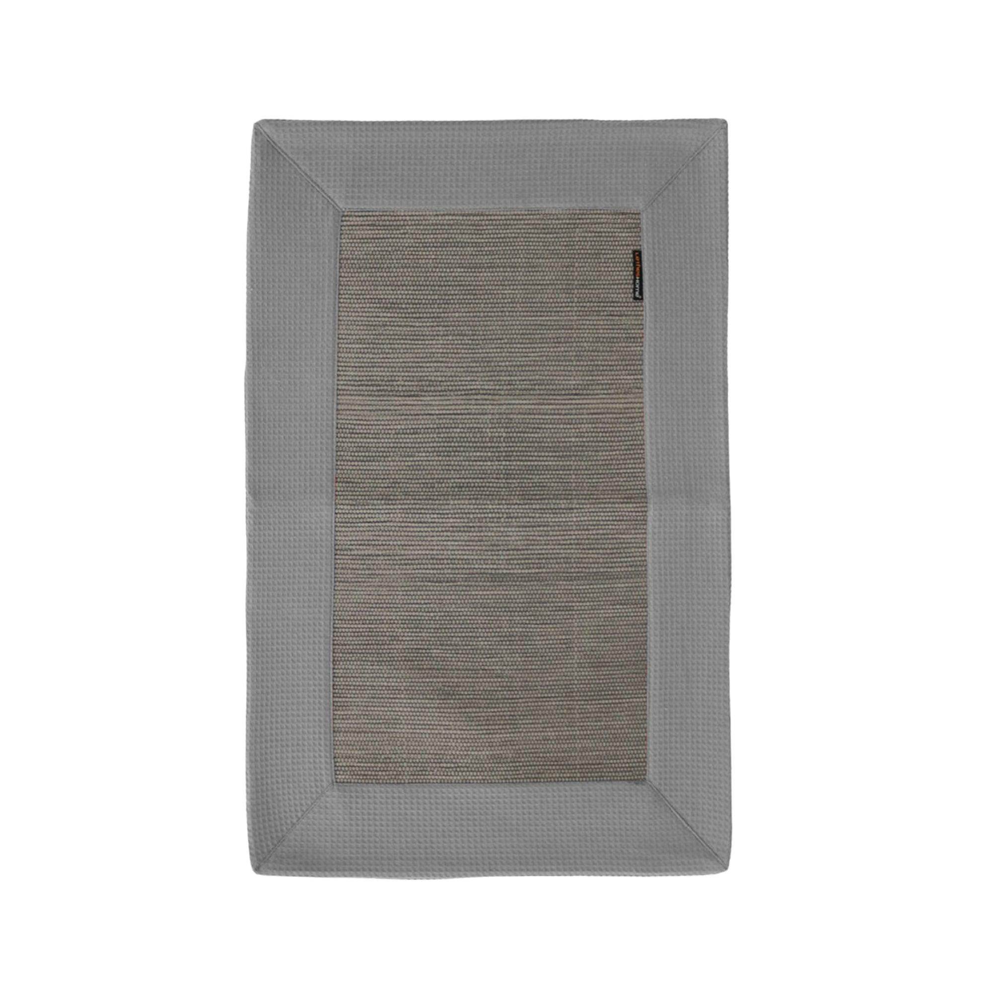 Tapete Taupe com Aplicação Favo - LethesHome