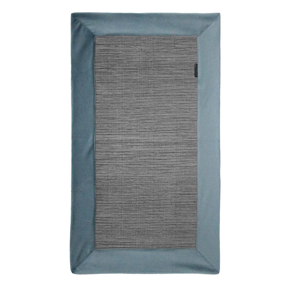 Tapete Cinza com Aplicação Veludo Soft - LethesHome