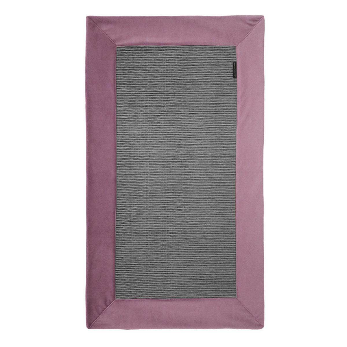 Tapete Cinza com Aplicação Veludo Soft - LethesHome