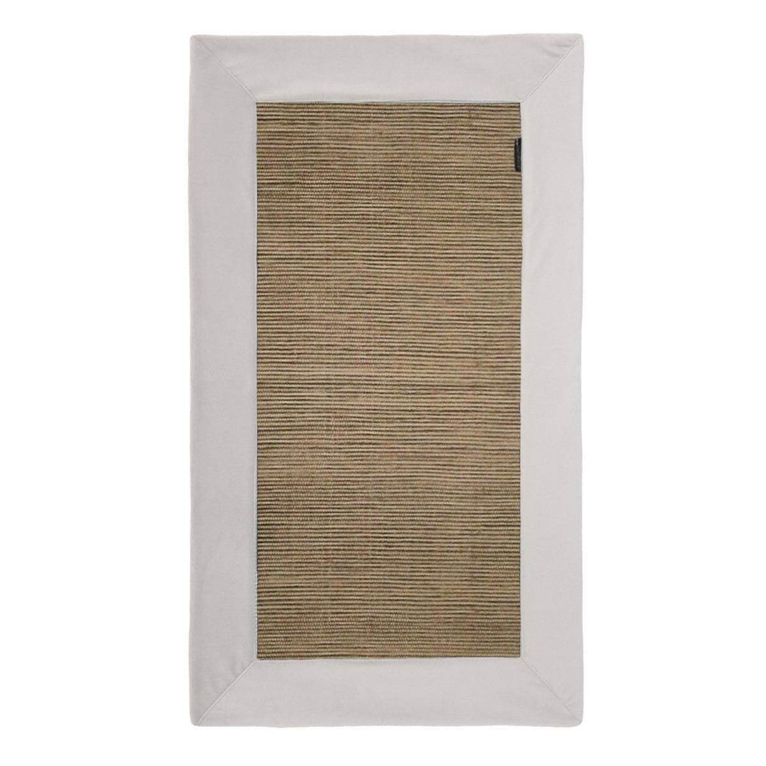 Tapete Taupe com Aplicação Veludo Soft - LethesHome