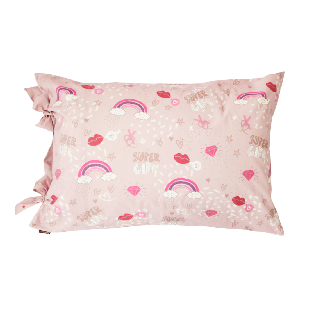 Capa de Almofada 50x70cm Super Girl