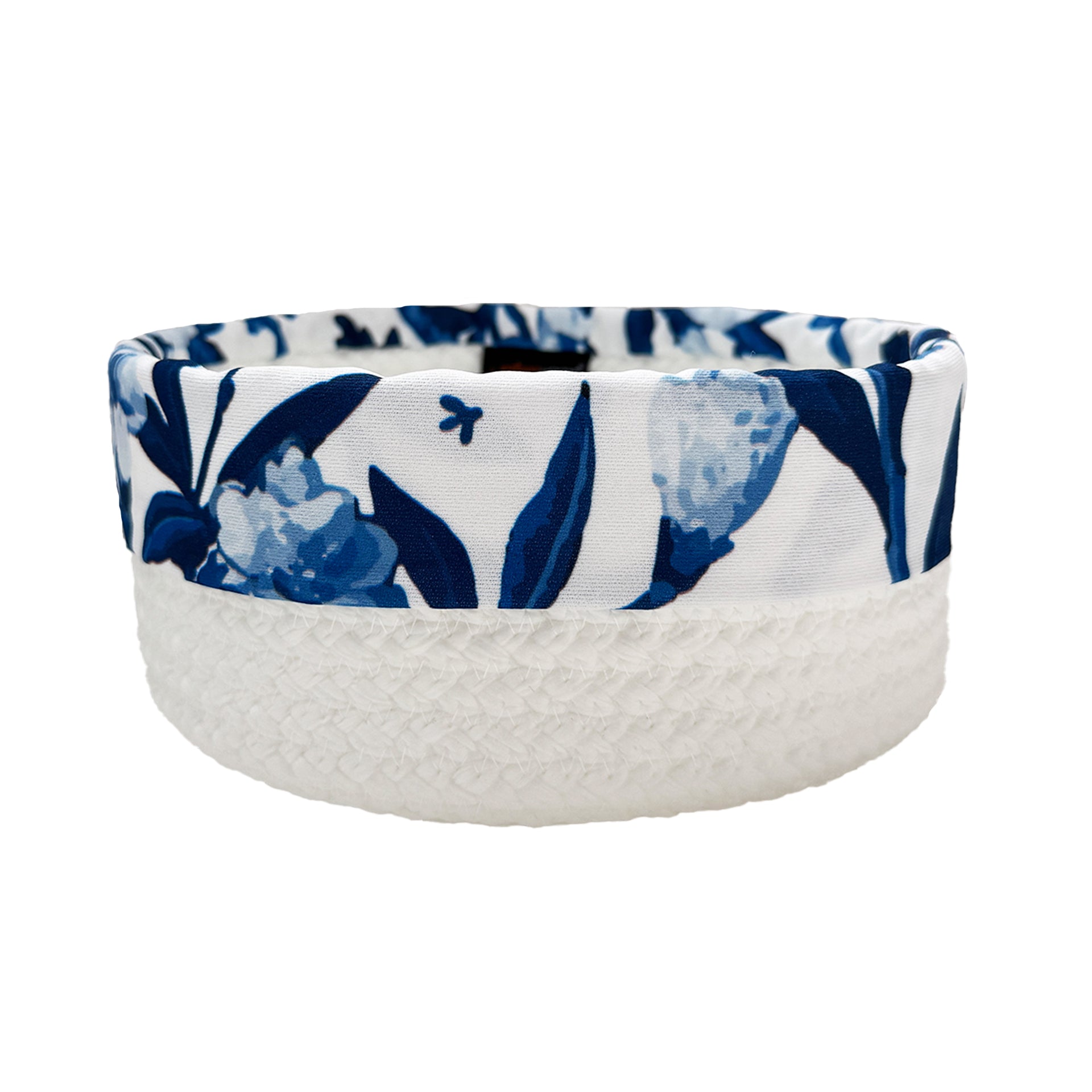 Cesto com Aplicação Celeste