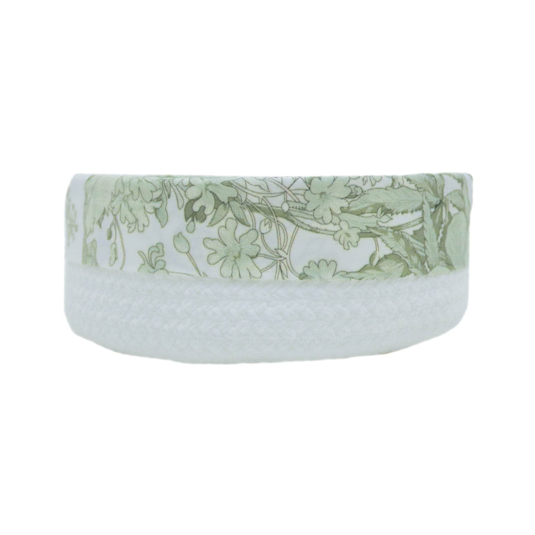 Cesto com Aplicação Botanique Menta - LethesHome