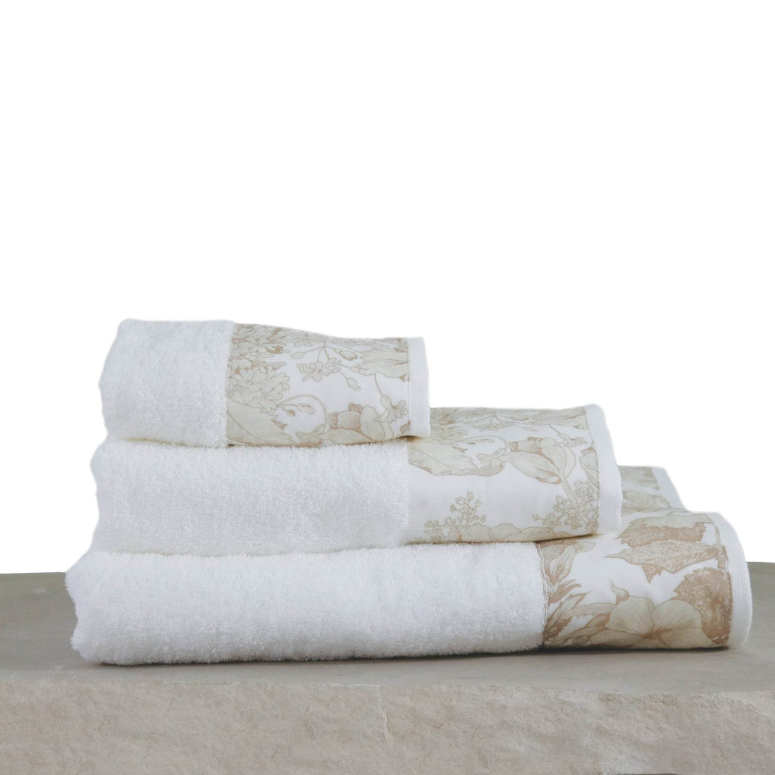 Conjunto de Toalhas de Banho Botanique Camel - LethesHome