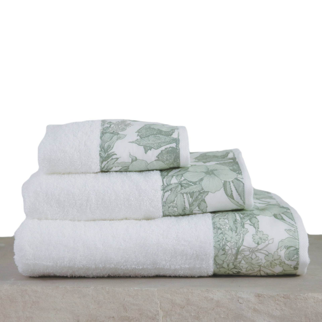 Conjunto de Toalhas de Banho Botanique Menta - LethesHome