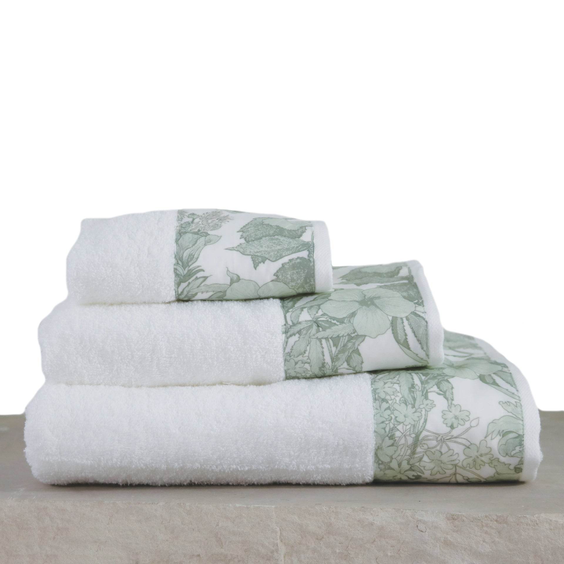 Conjunto de Toalhas de Banho Botanique Menta - LethesHome