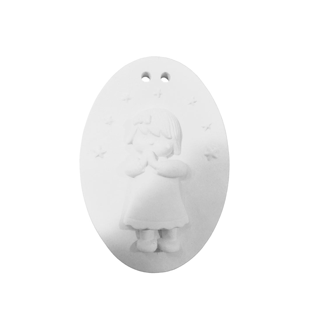 Enfeite Menina a Rezar