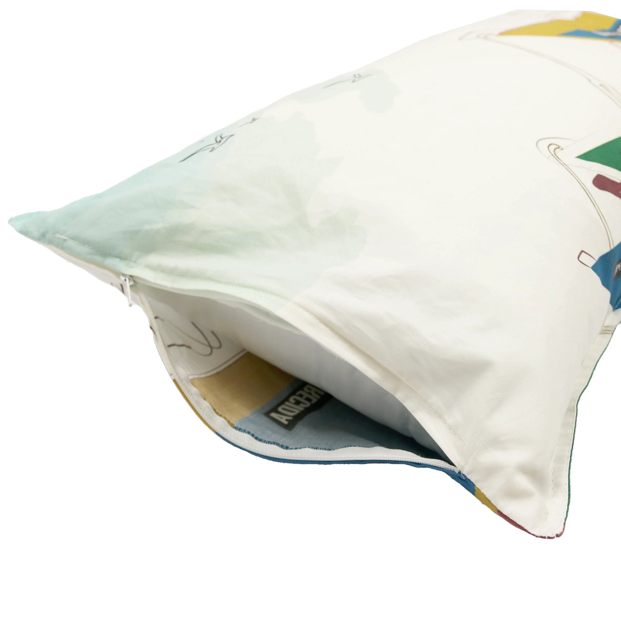 Capa de Almofada 35x60cm Os Barcos