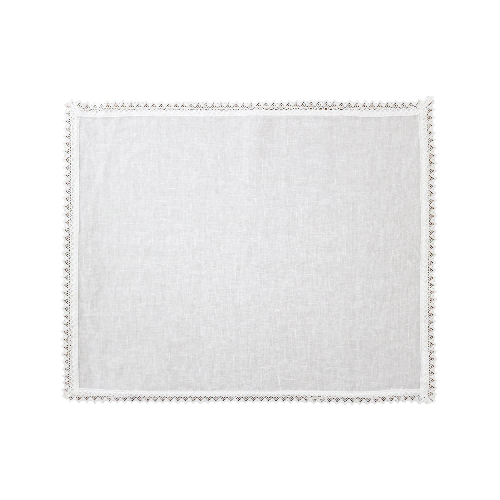 Toalha de Mesa Linen com Renda 1882 - LethesHome