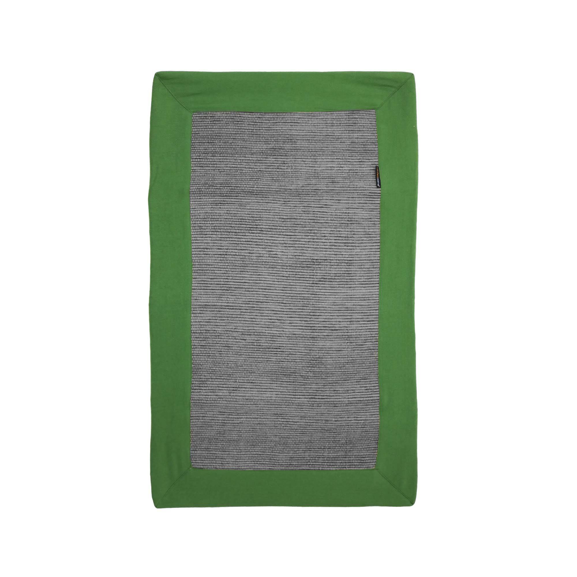 Tapete Cinza com Aplicação Linho Pure Soft - LethesHome