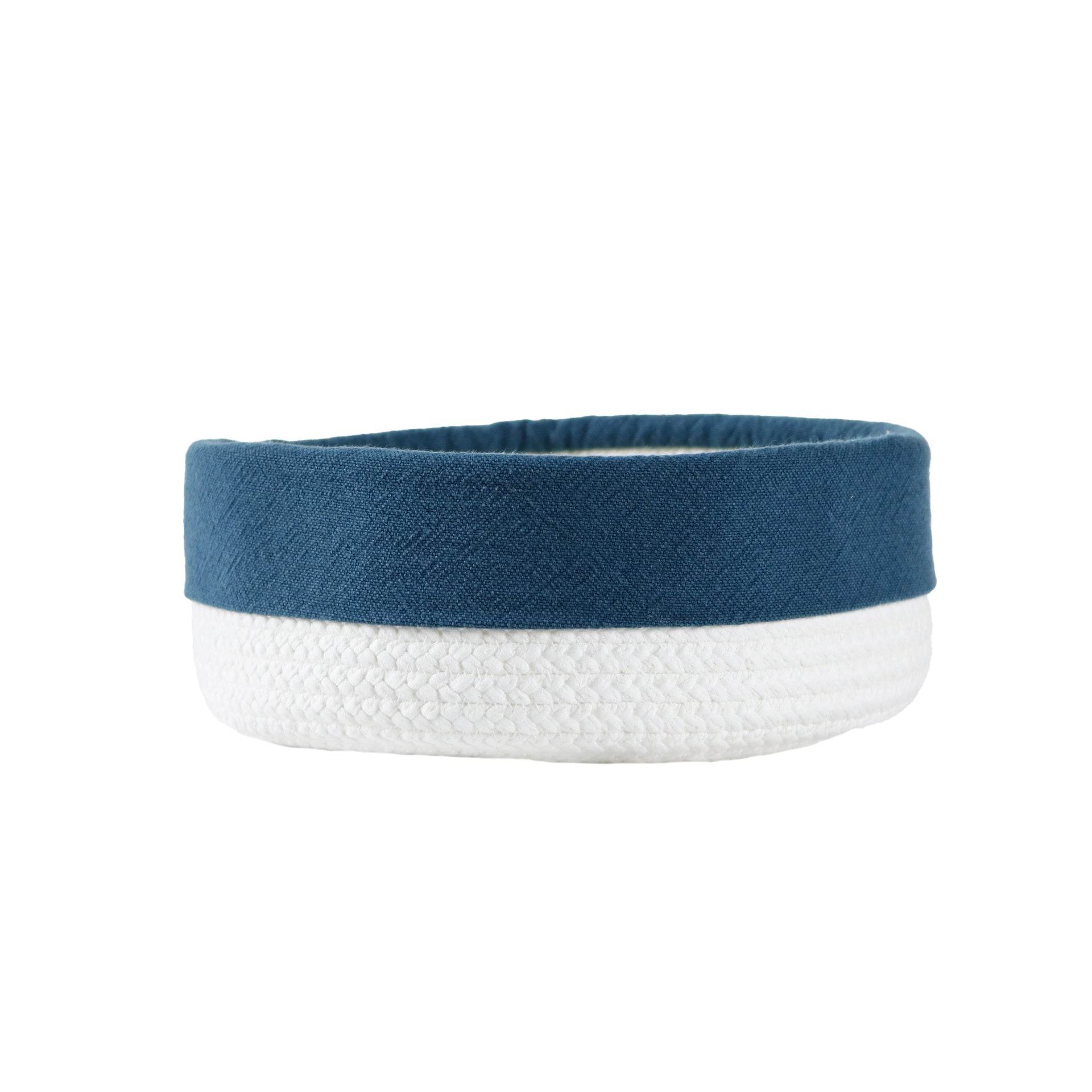 Cesto com Aplicação Linho Pure Soft - LethesHome