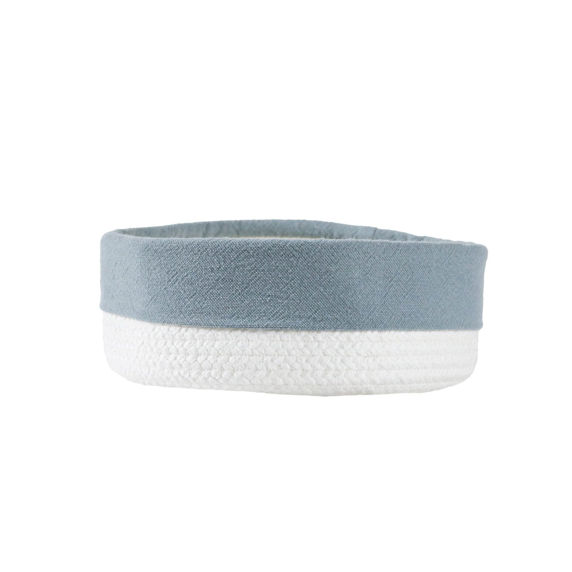 Cesto com Aplicação Linho Pure Soft - LethesHome