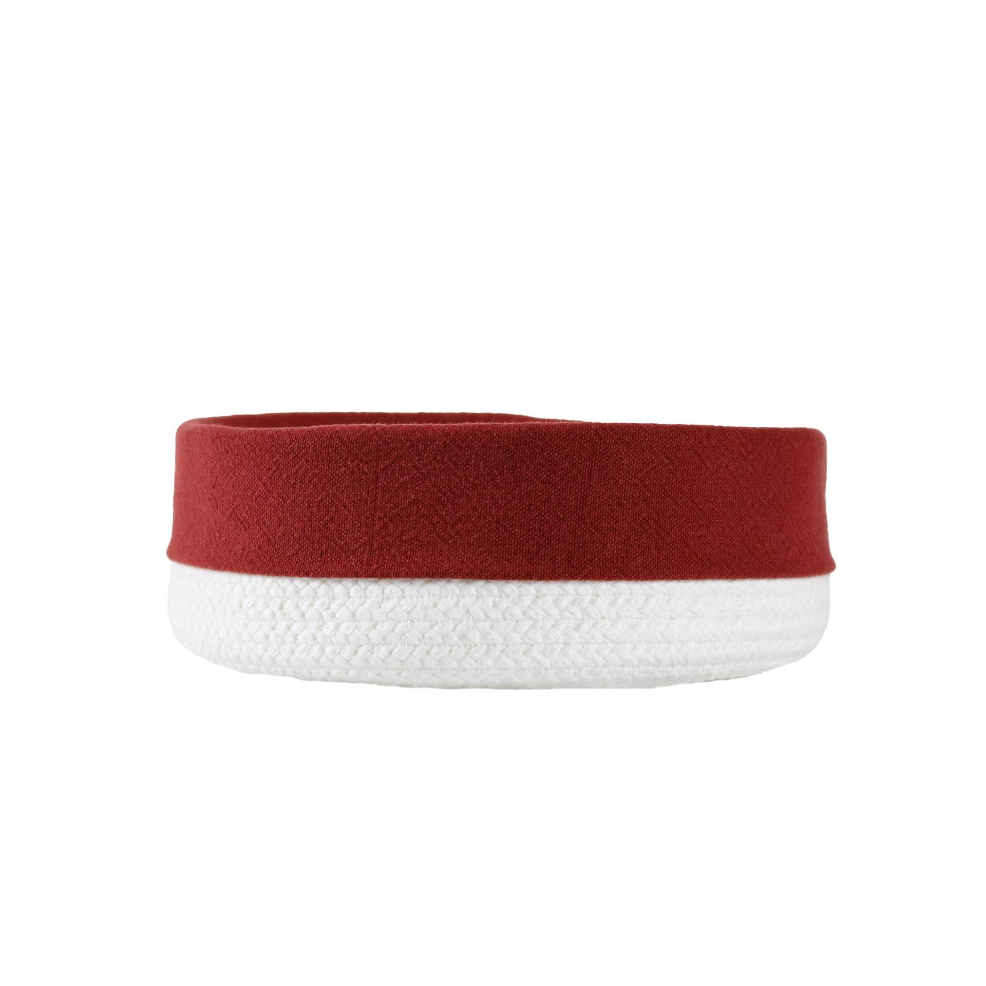 Cesto com Aplicação Linho Pure Soft - LethesHome