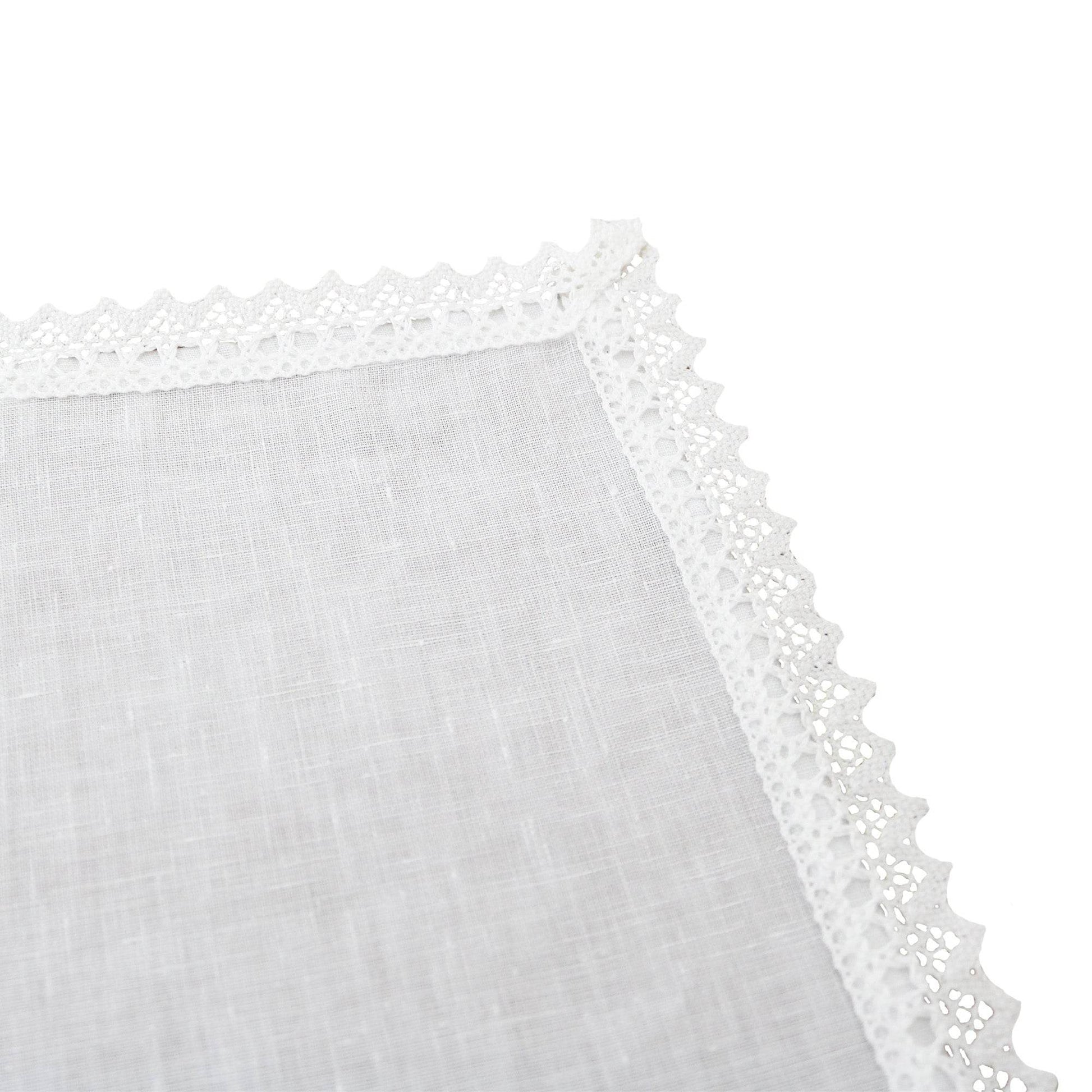 Individual Linen com Renda 1882 - LethesHome