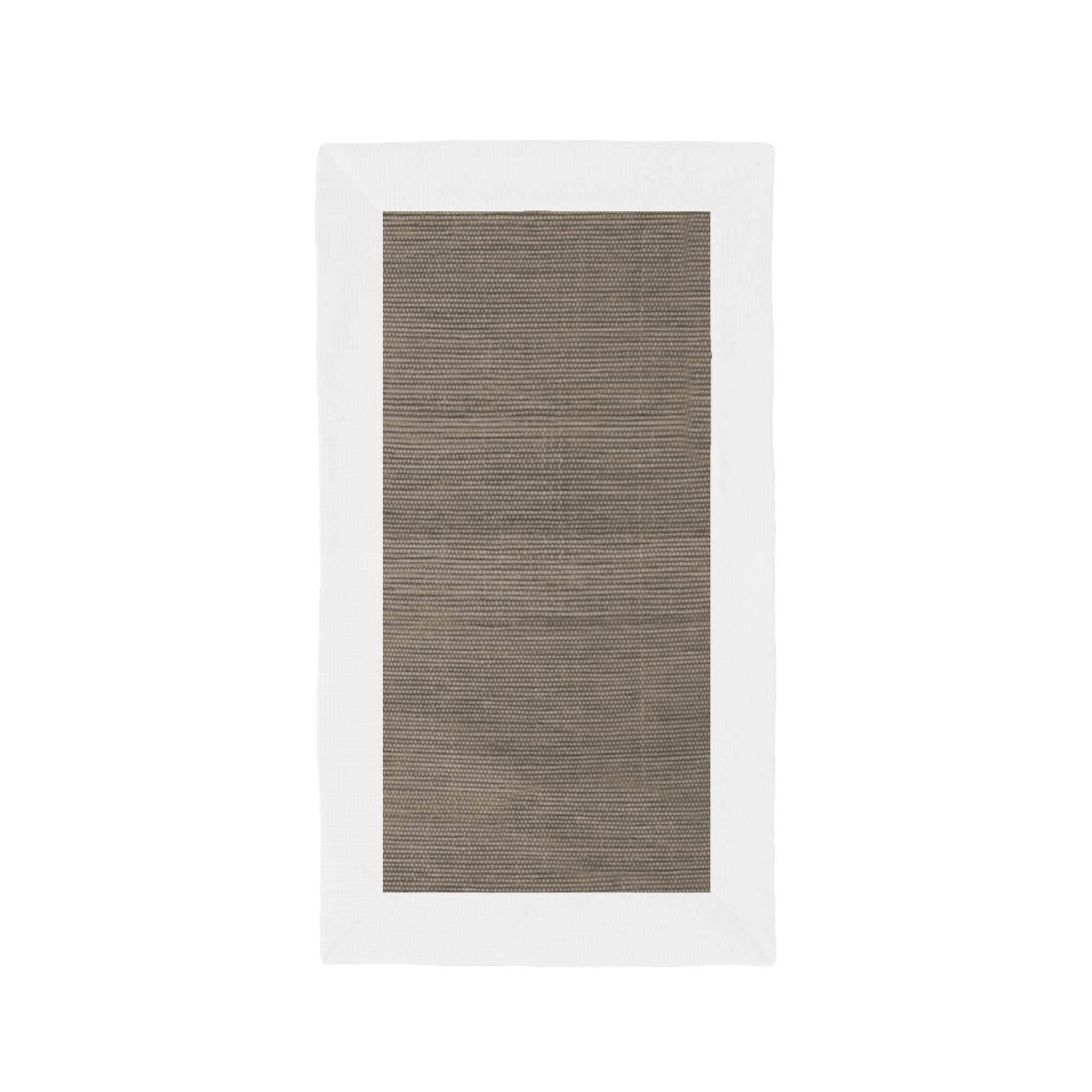 Tapete Taupe com Aplicação Favo - LethesHome